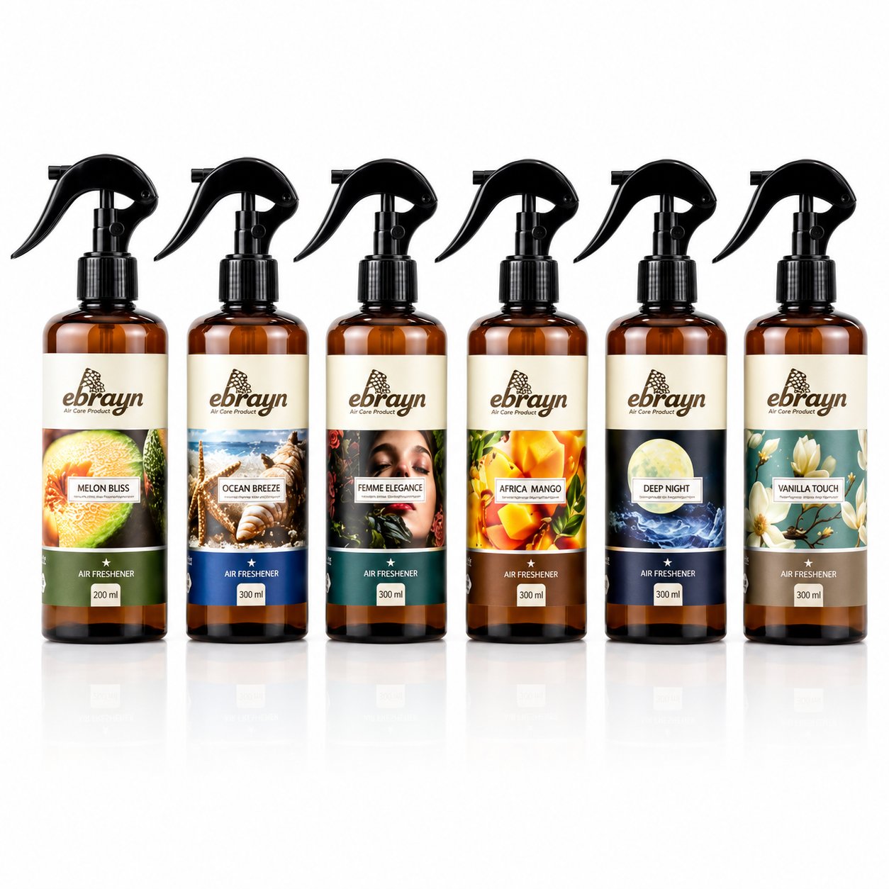 EBRAYN 300 ML Premium Oda ve Oto Kokusu Kalıcı Ferahlatıcı Sprey
