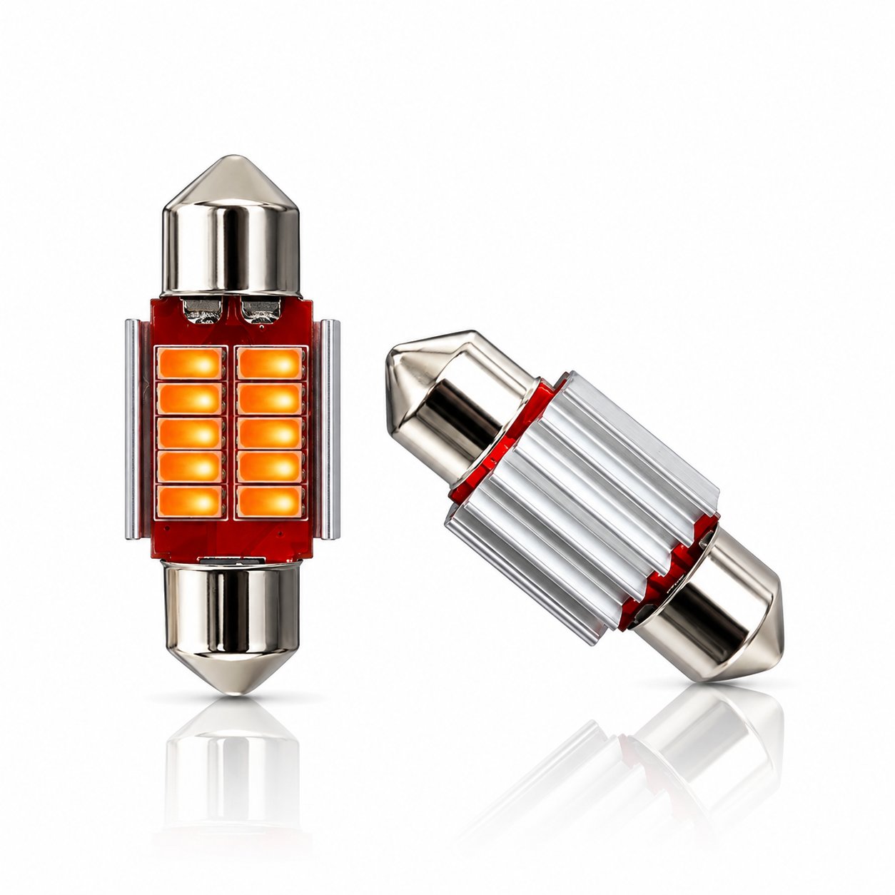 Erlight 10 LED 31MM Sofit Turuncu 12V C5W Araç İçi LED Ampul