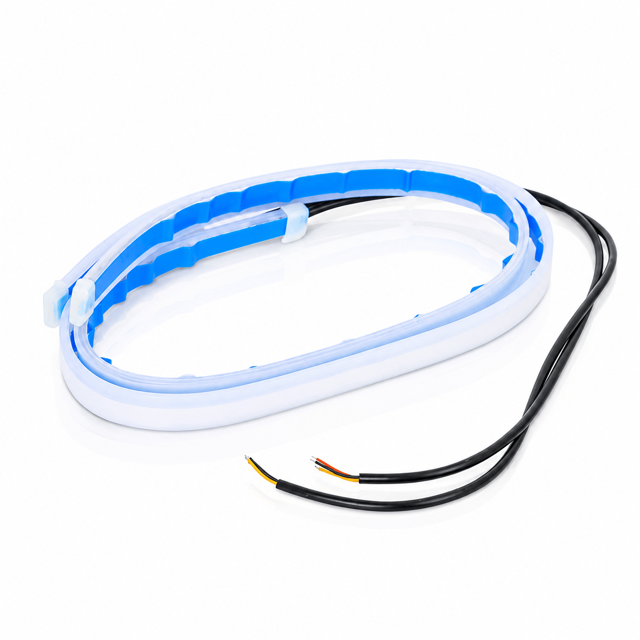 Far Üstü Kayar LED Selamlamalı 60CM Turuncu Beyaz Gündüz Farı Sinyalli LED