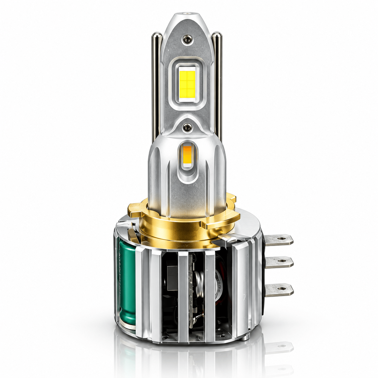 HORIZON H15 Mini LED Xenon Turuncu Beyaz CSP Çift Renk Far Ampulü