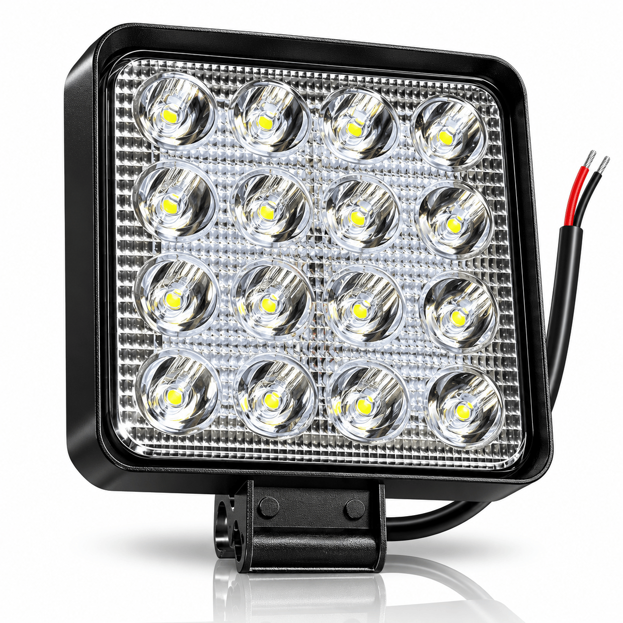 Kare Çalışma Lambası 16 Led 48W 12/30V