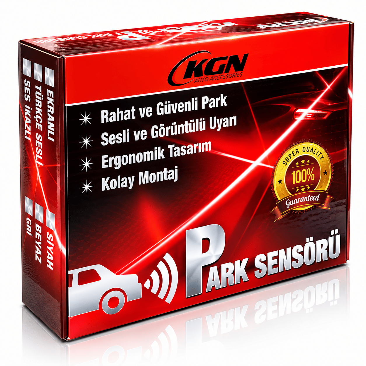 Kgn Ekranlı Park Sensörü Gri