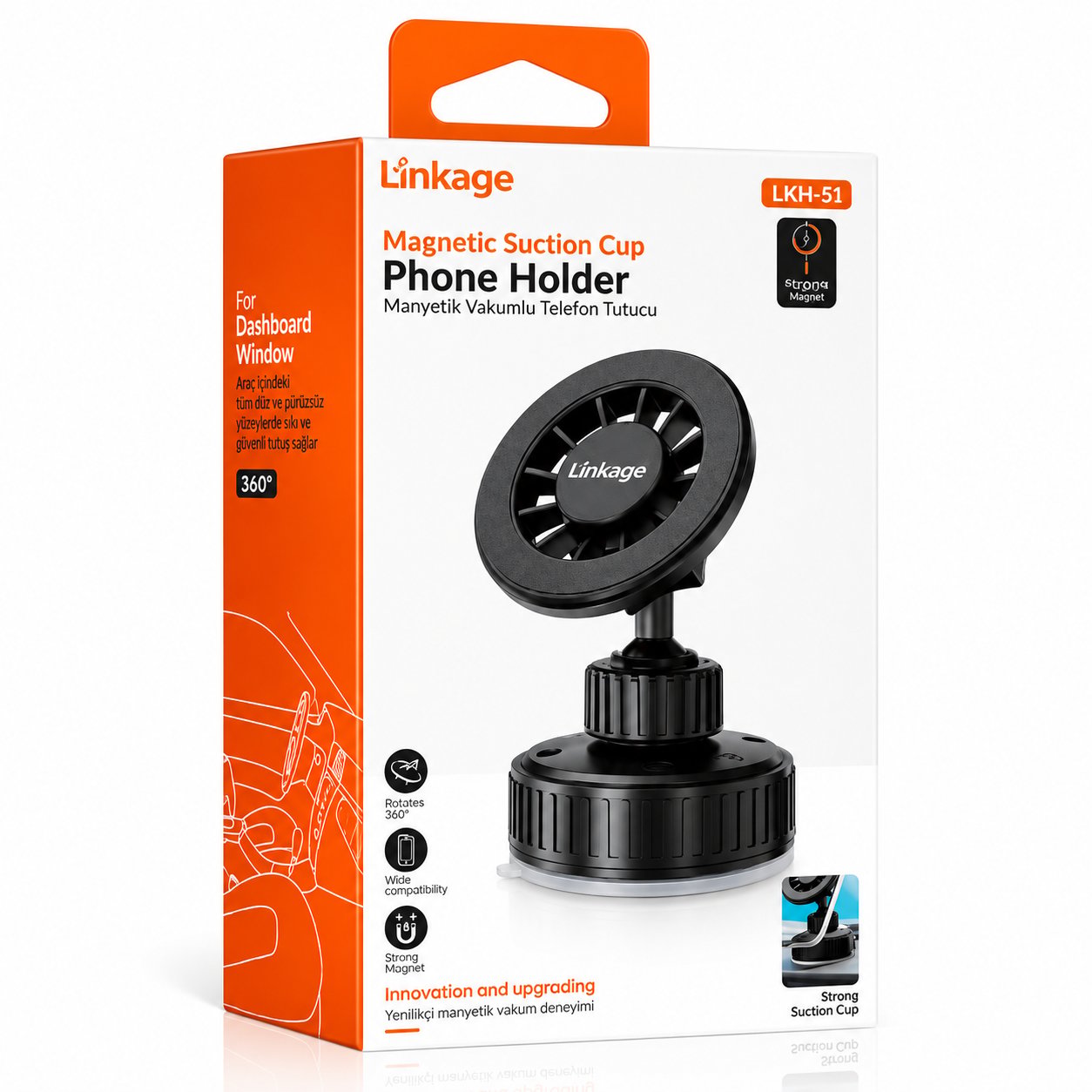 Linkage LKH-51 Araç İçi Telefon Tutacağı Universal Telefon Standı