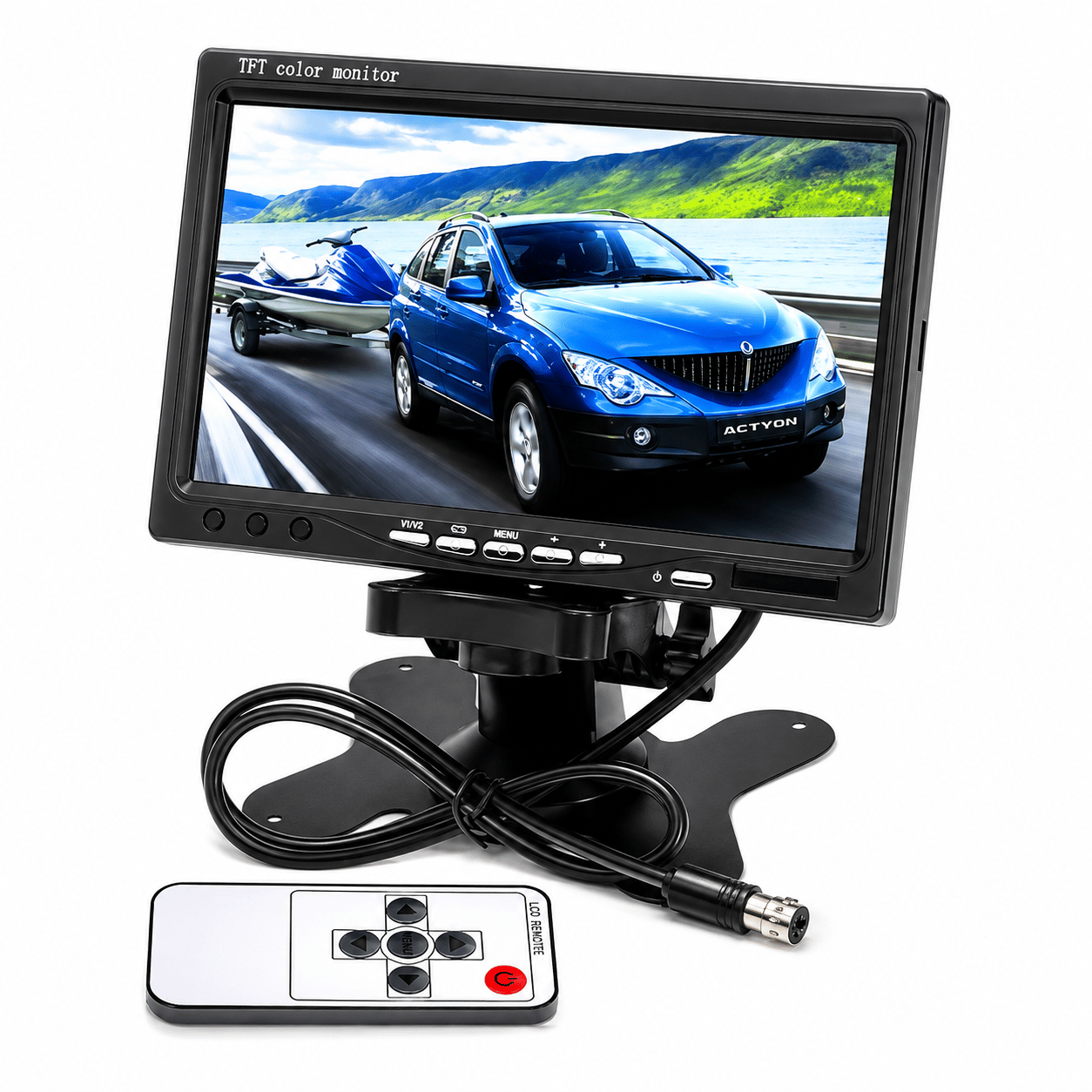 MX-2017 7 İnç Araç İçi Monitör Geri Görüş Kamerası Uyumlu LCD Ekran