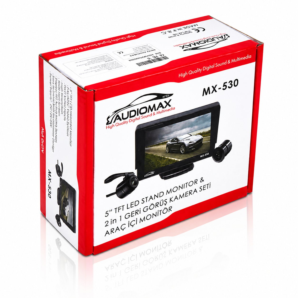 MX-530 Kamera + Monitör Seti Araç Geri Görüş Kamera Sistemi