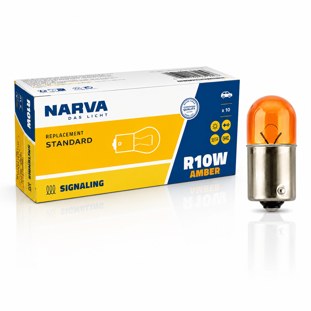 Narva 67 Ampul 12/10W Turuncu (10 Adet)