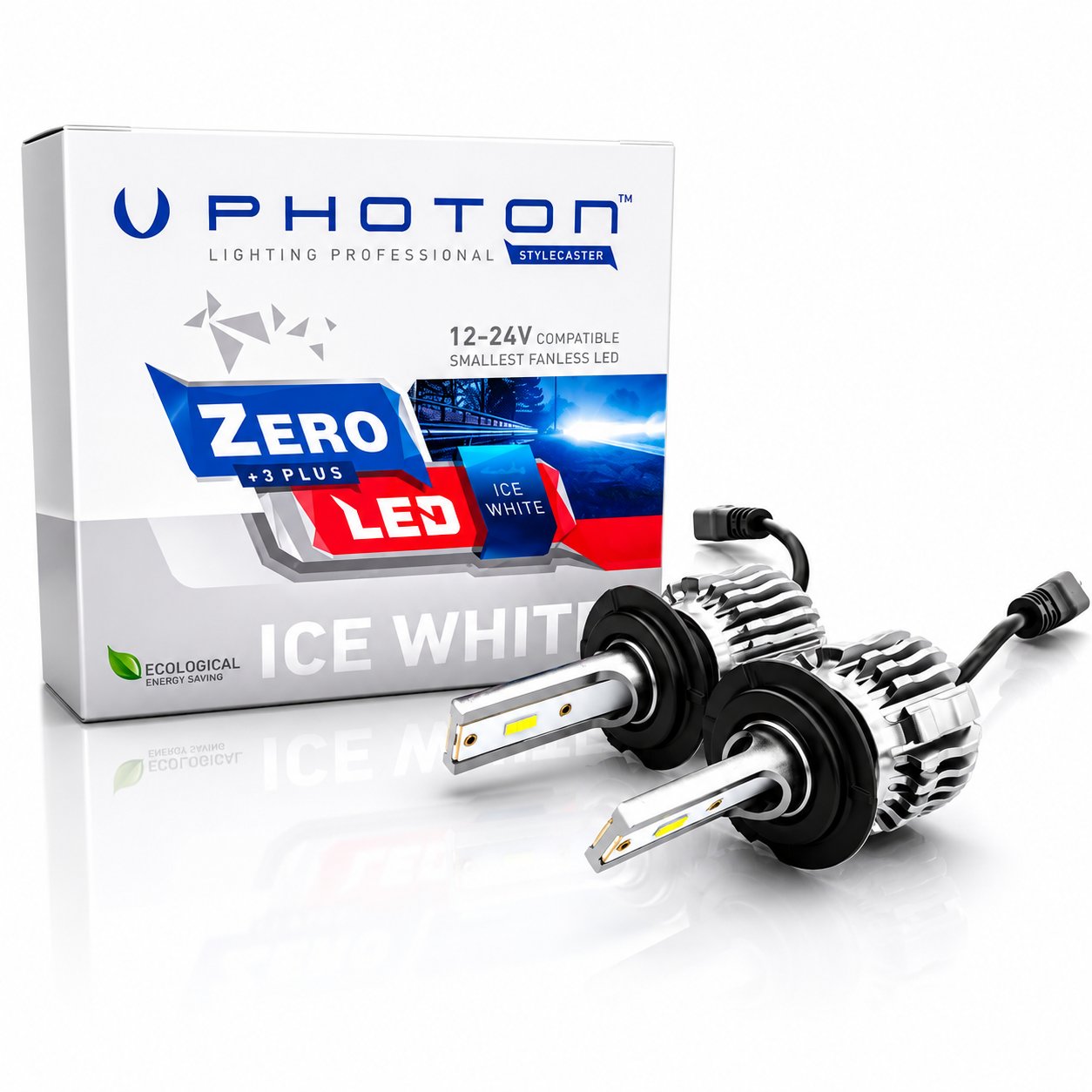 Photon Zero H7 Fansız Led Xenon 12-24V (Beyaz)