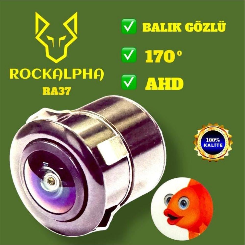 ROCKALPHA RA-37 Kamera | 170° Geniş Açı Balık Gözü Lens + Kelebek Aparat