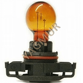 Soketli Ampul PSY24W 12V Turuncu