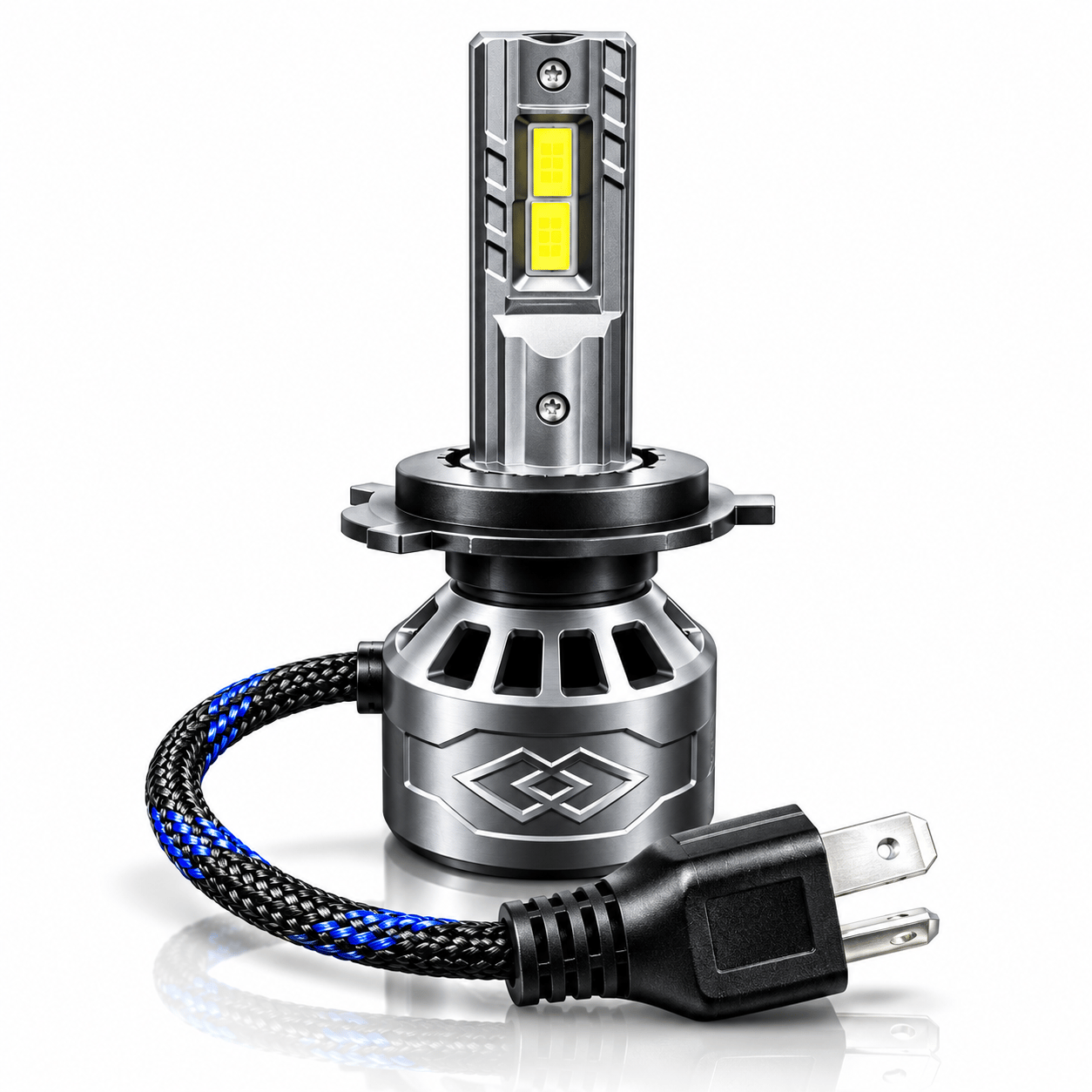 STARTEN H4 LED Xenon – Kısa Uzun Far Güçlü Beyaz Işık Yüksek Performans LED Ampul