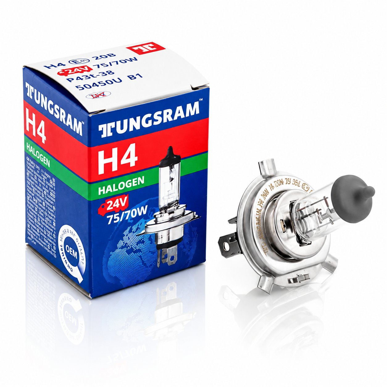 Tungsram H4 Ampul 24V