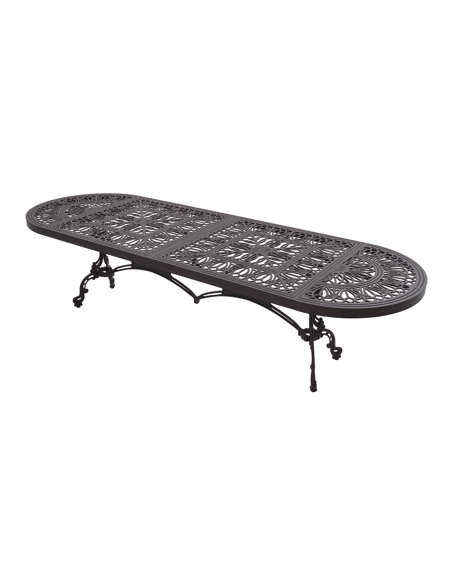  Oval Döküm Masa 2