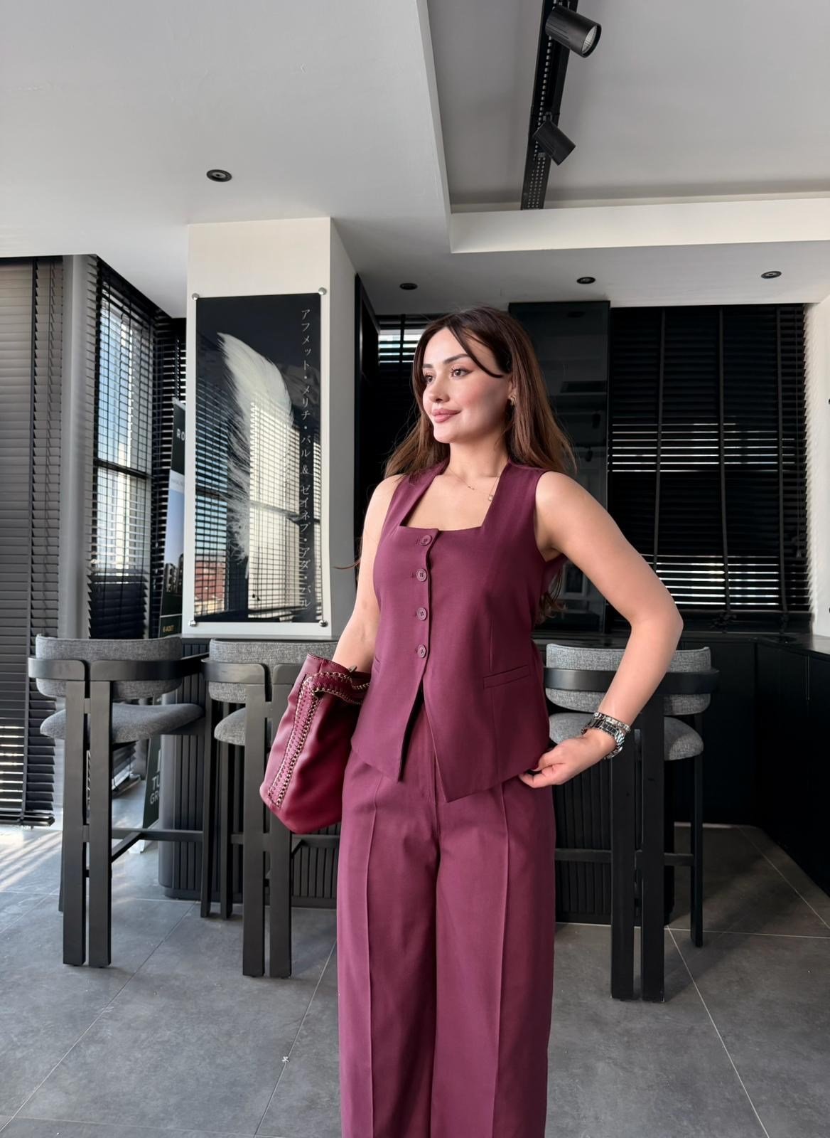 ASTARLI KUMAŞ YELEK