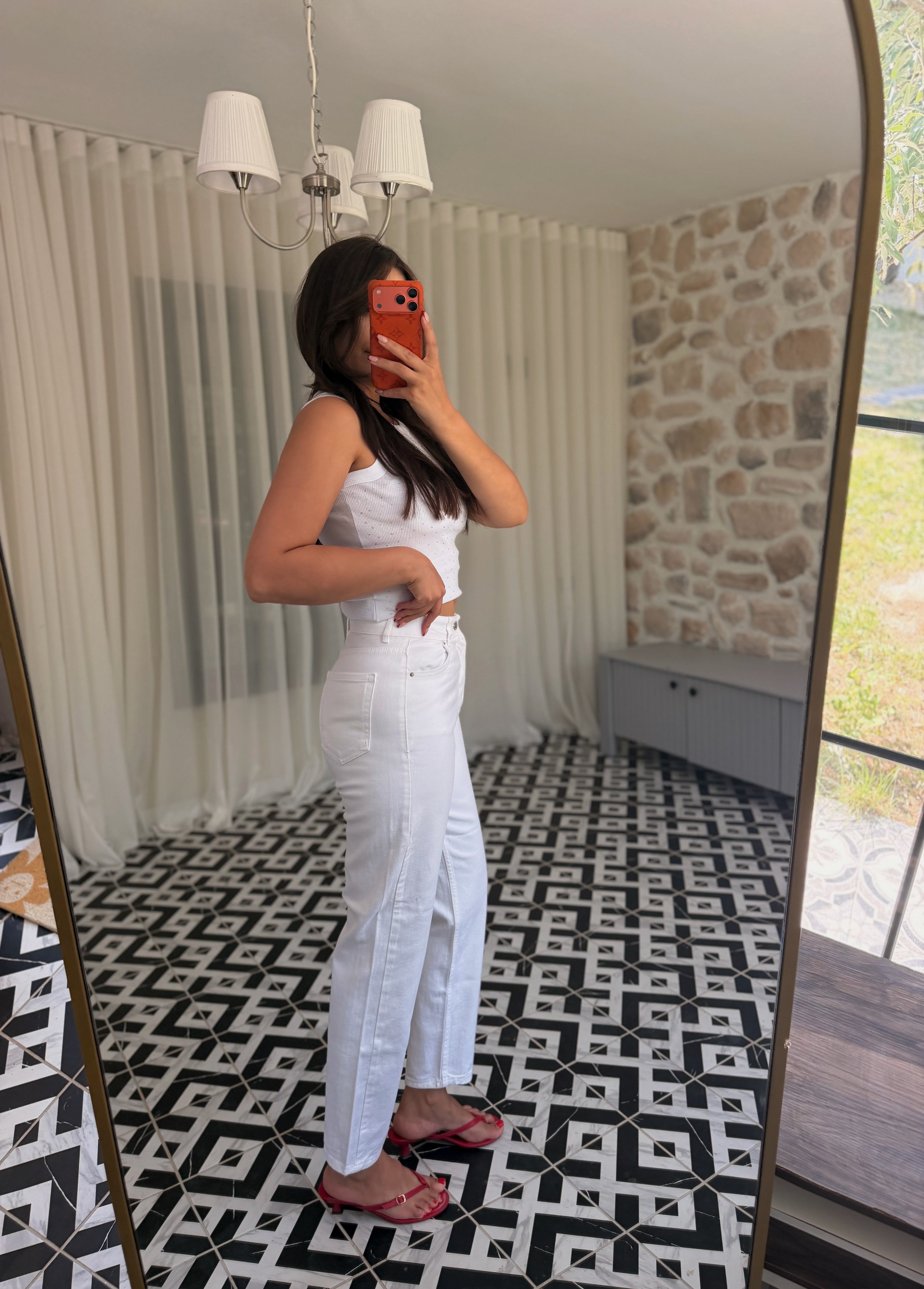 BEYAZ MOM JEAN