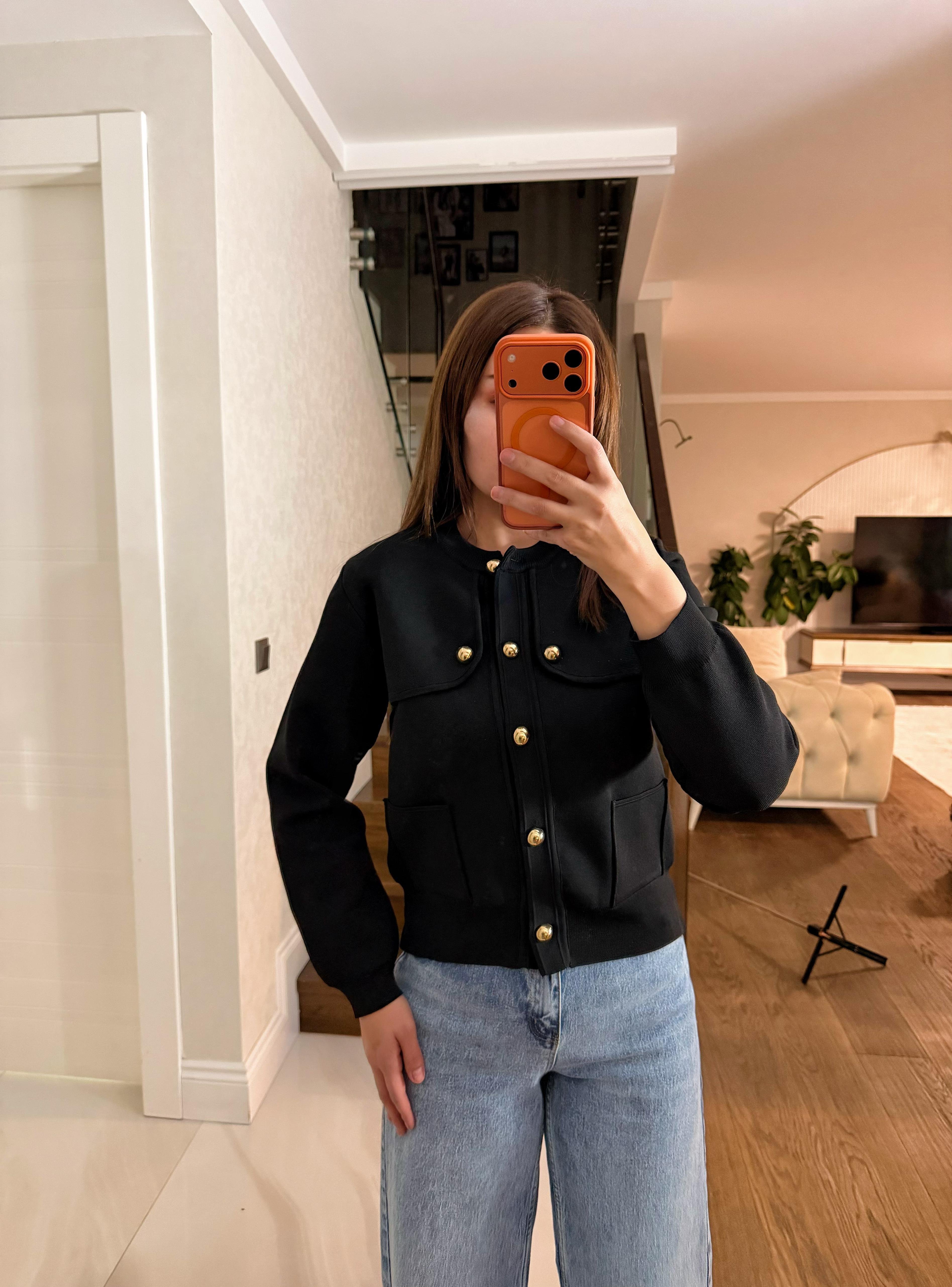 ÇELİK ÖRME CEKET HIRKA