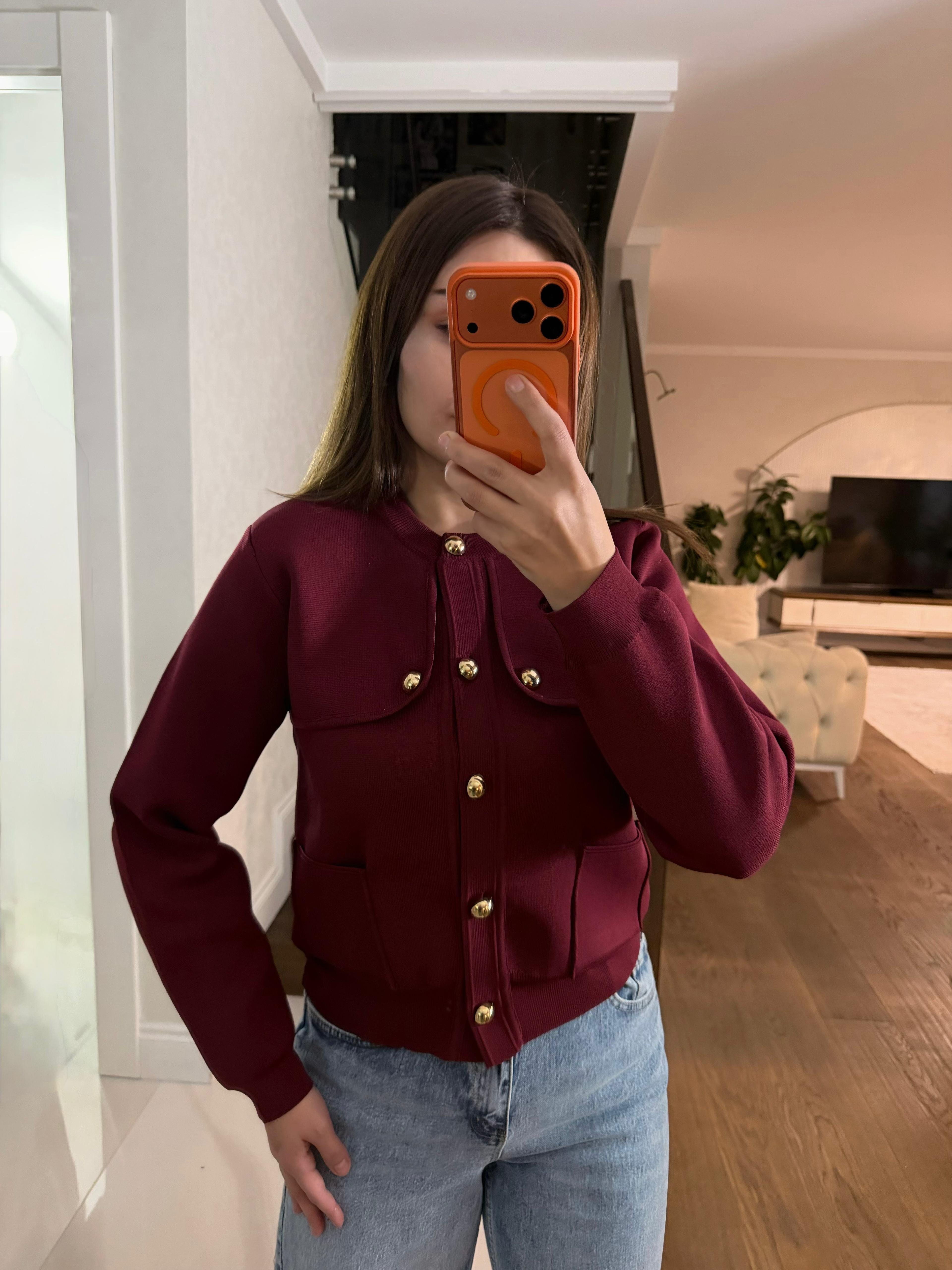 ÇELİK ÖRME CEKET HIRKA