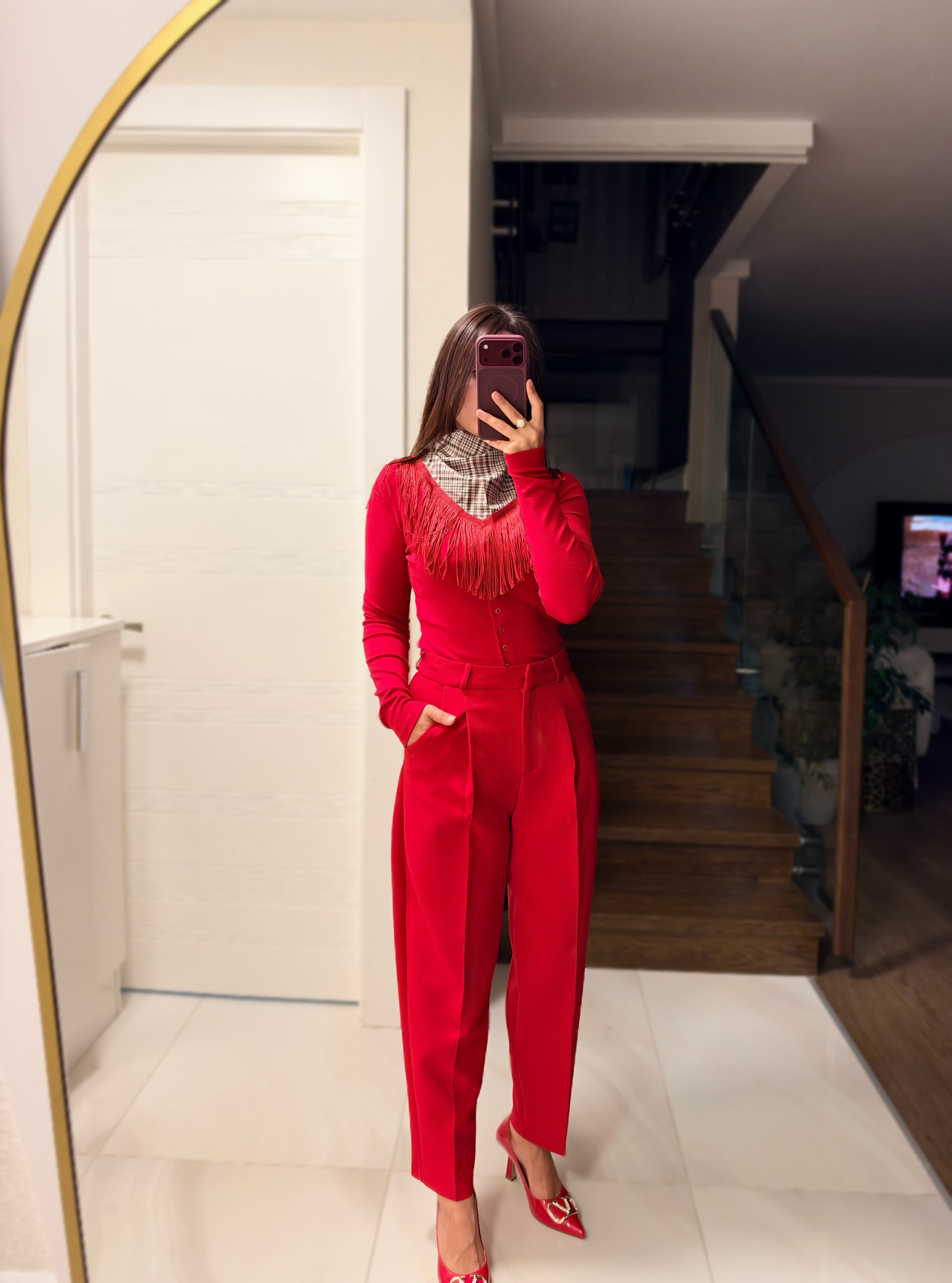 ÇIT ÇITLI RED BLUZ