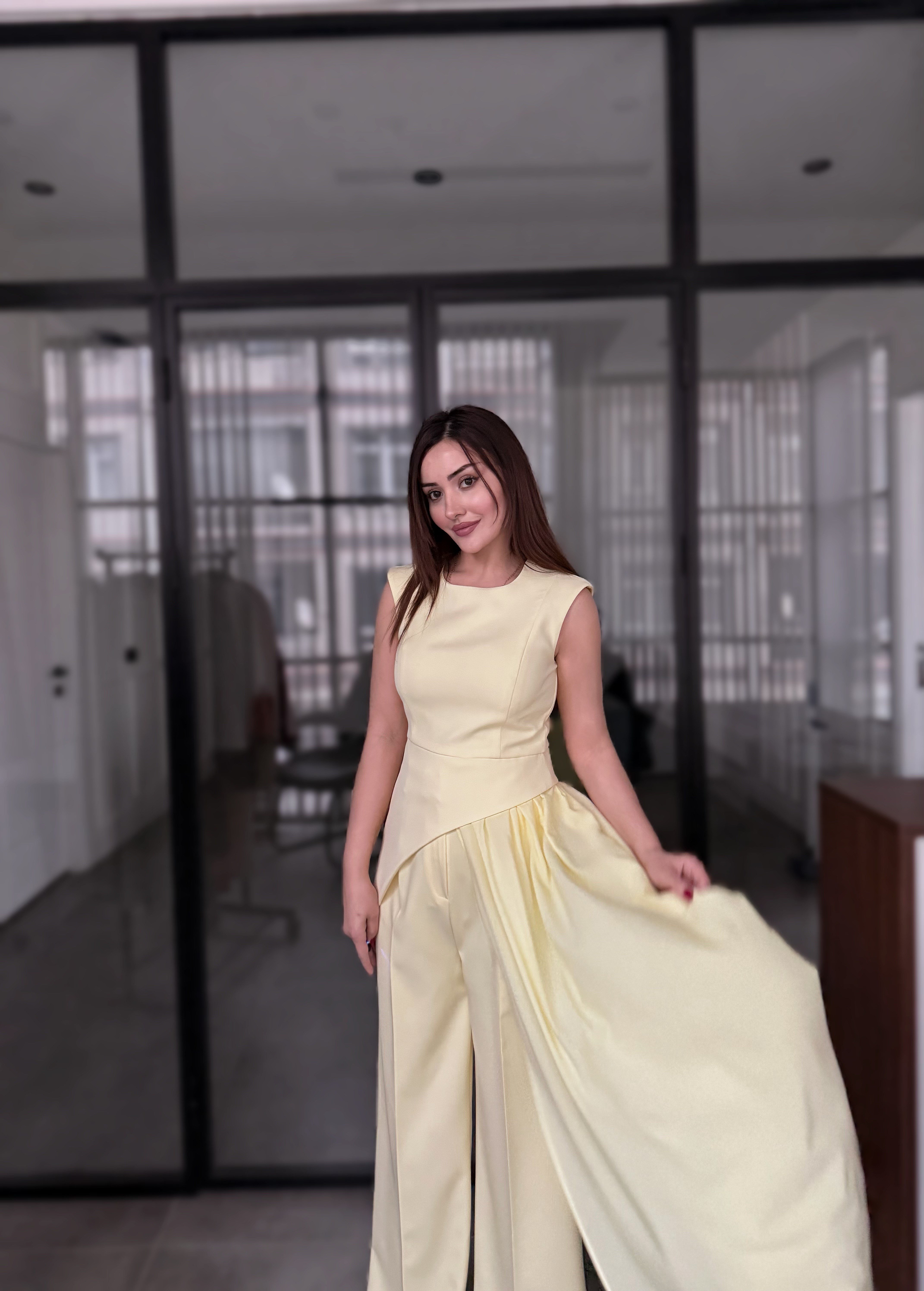 DRAPELİ PELERİN FORM BLUZ