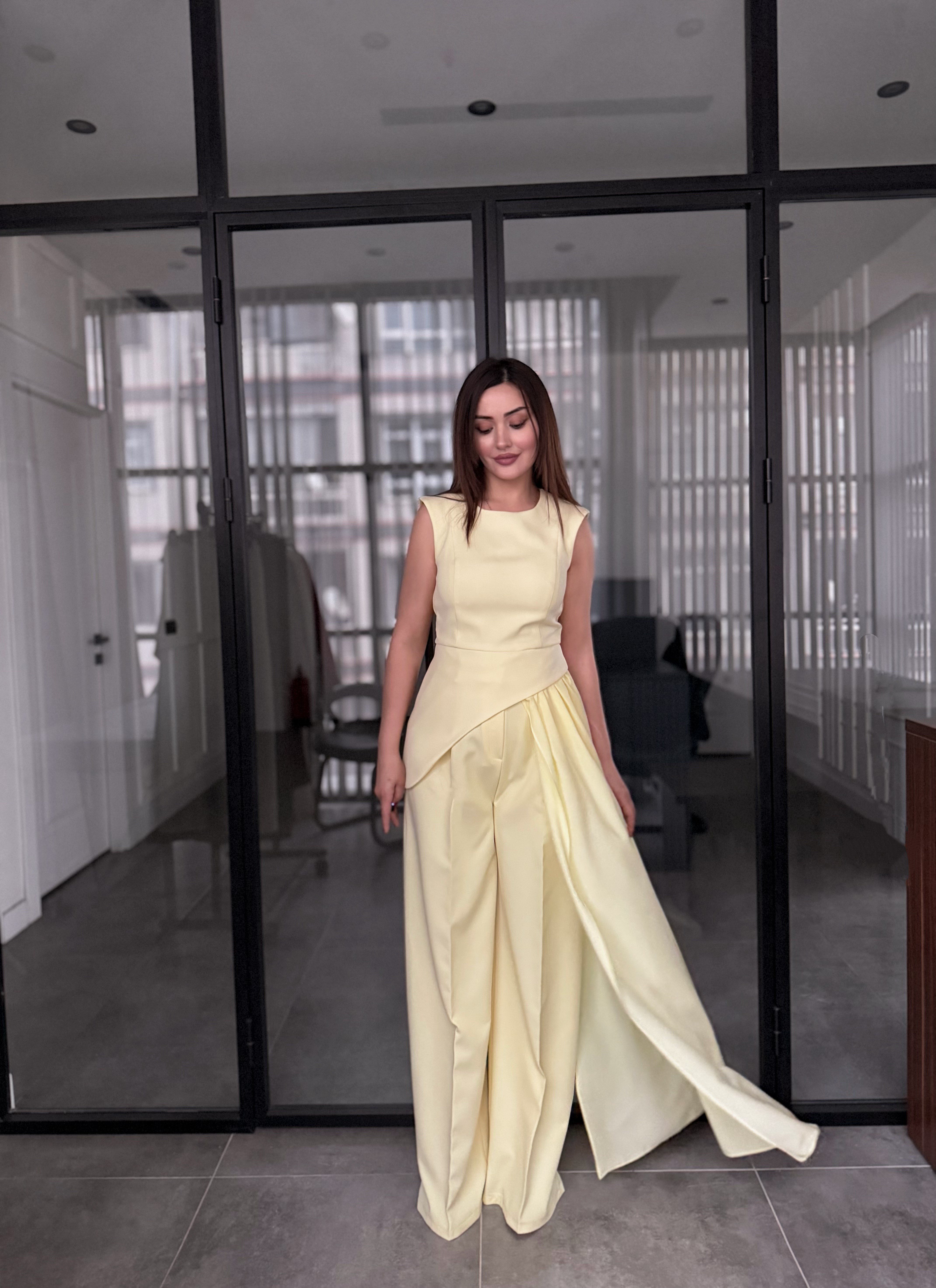 DRAPELİ PELERİN FORM BLUZ