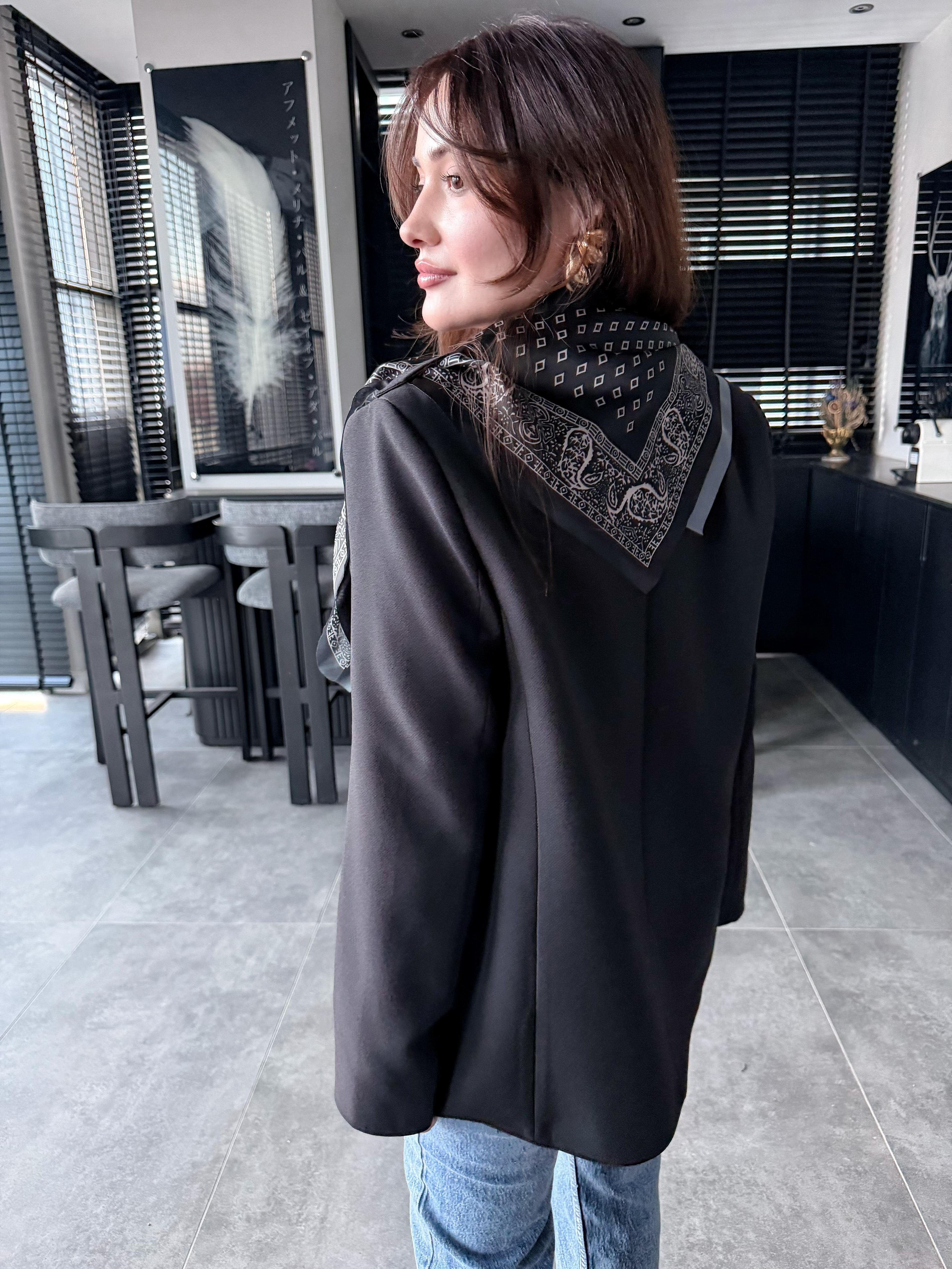 FULARLI BLAZER CEKET