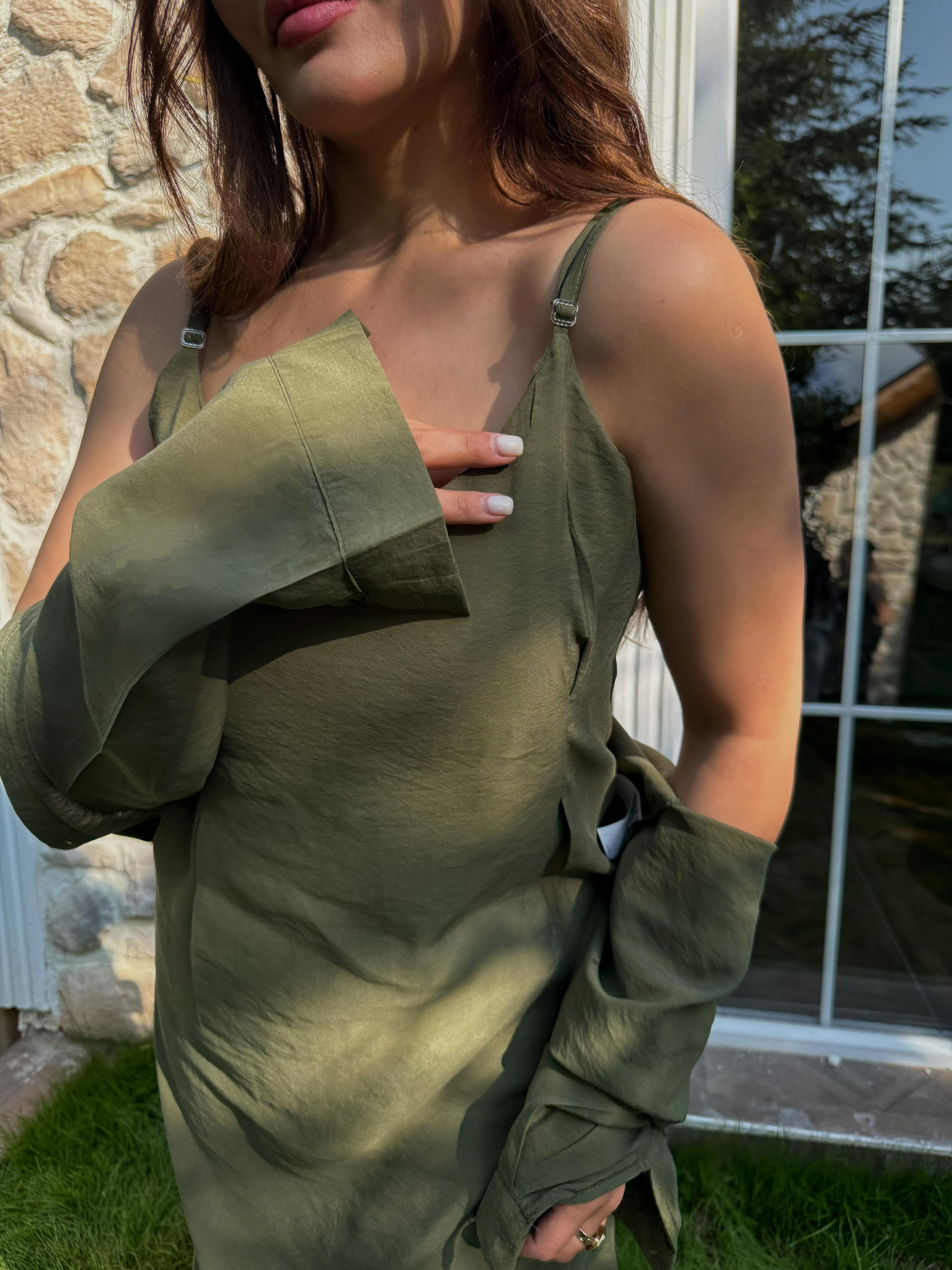 Gömlek Elbise Takım