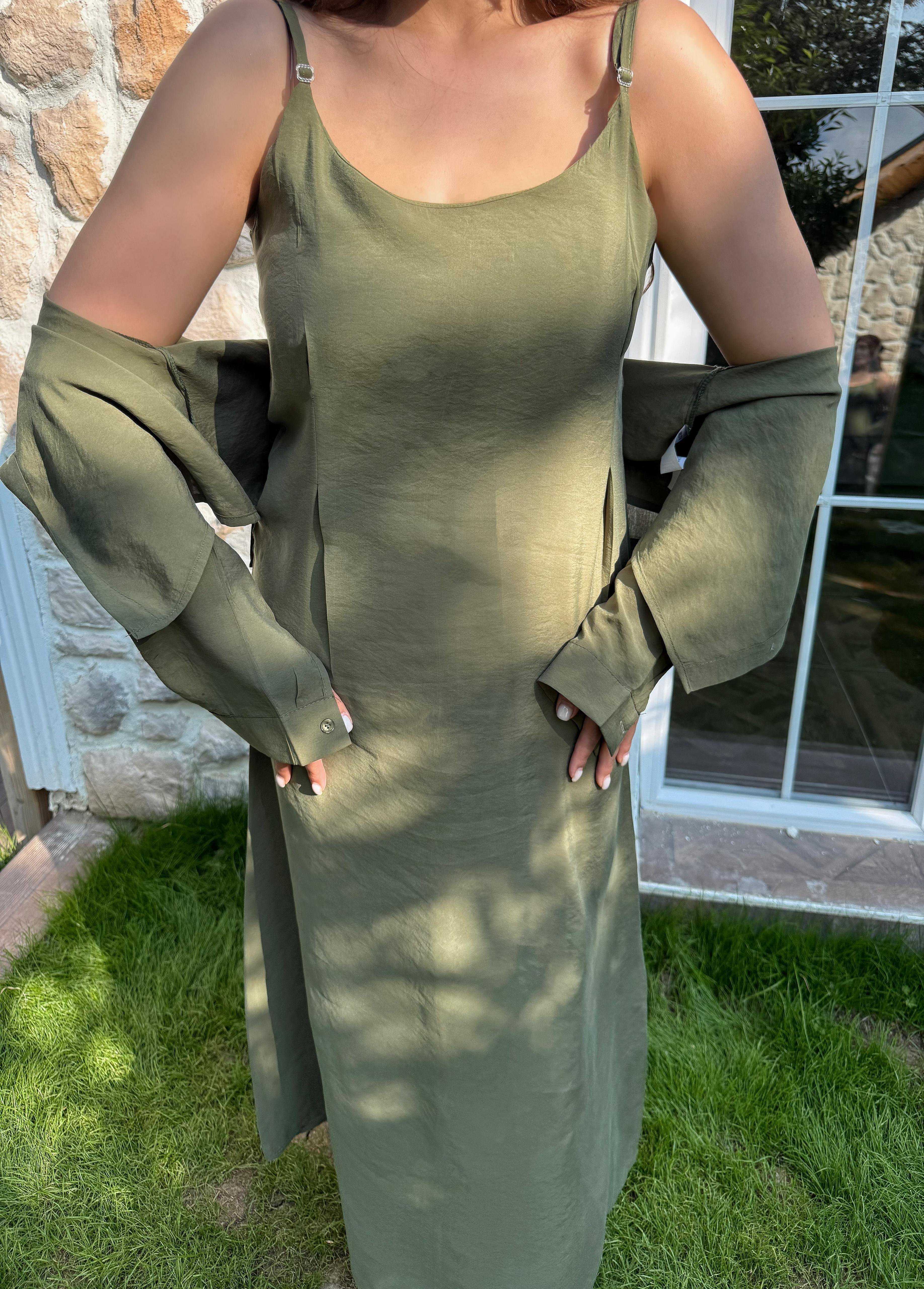 Gömlek Elbise Takım