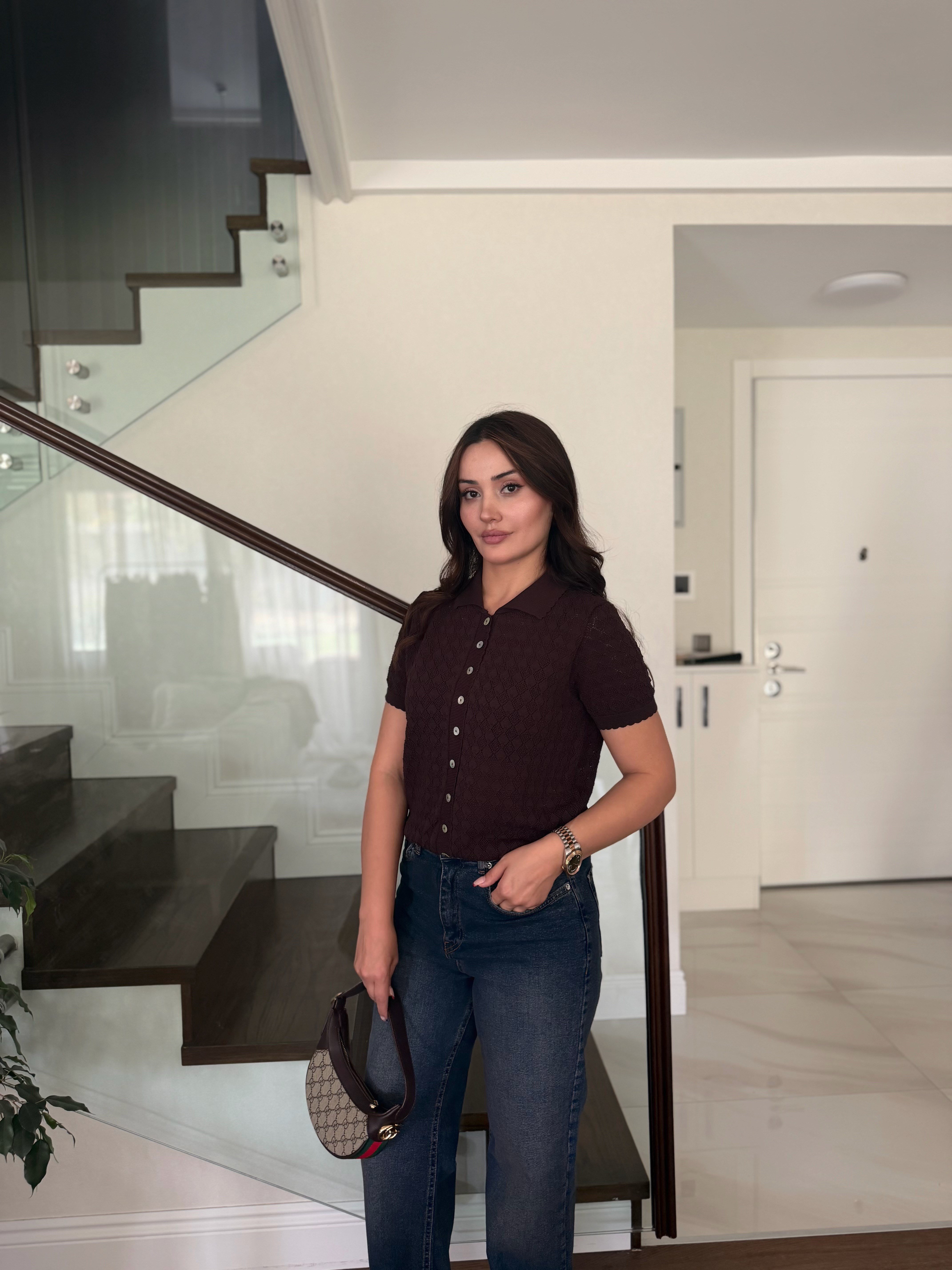 KAKAO  AJURLU POLO TRİKO