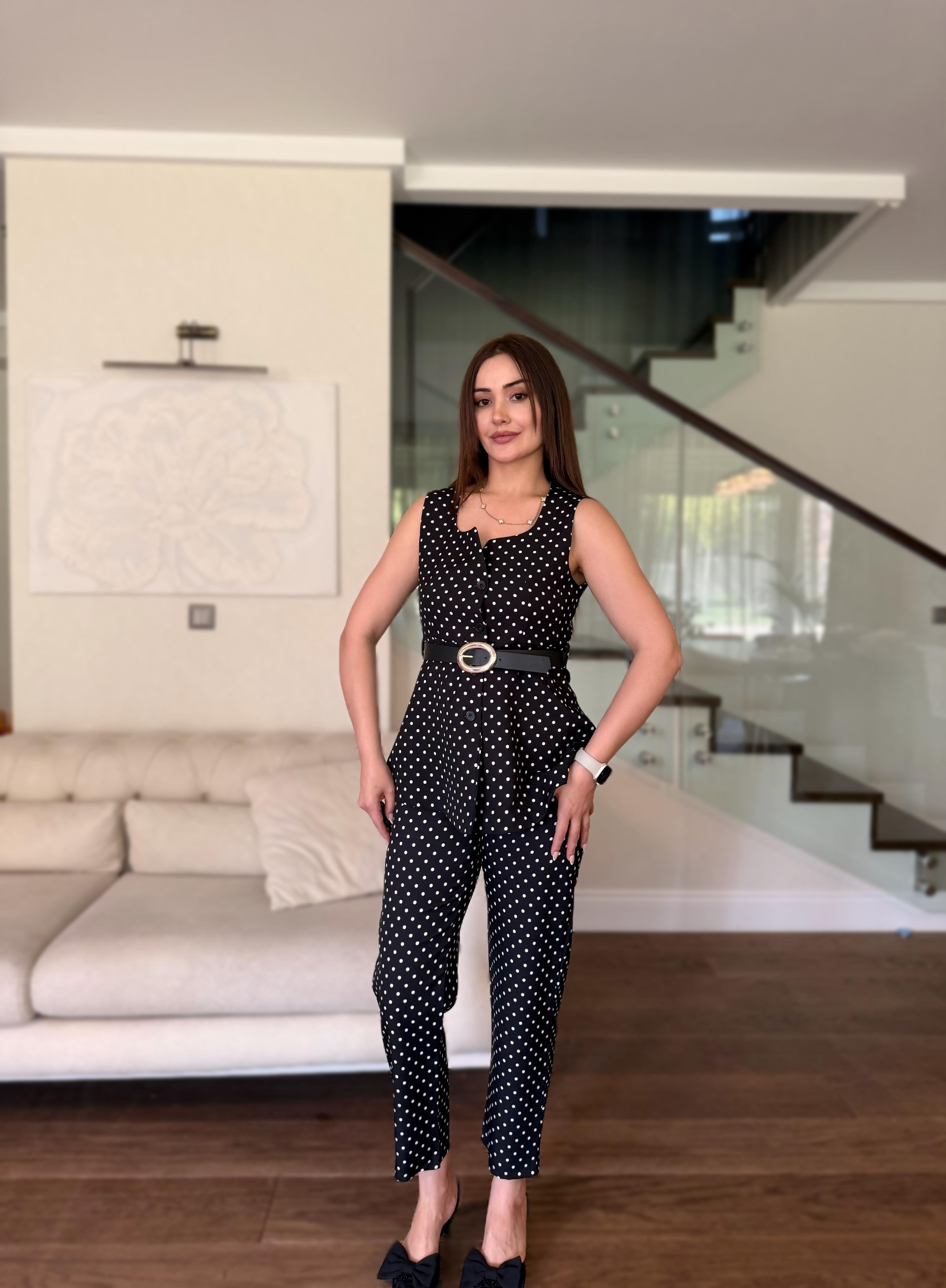 KEMERLİ YELEK PANTOLON TAKIM