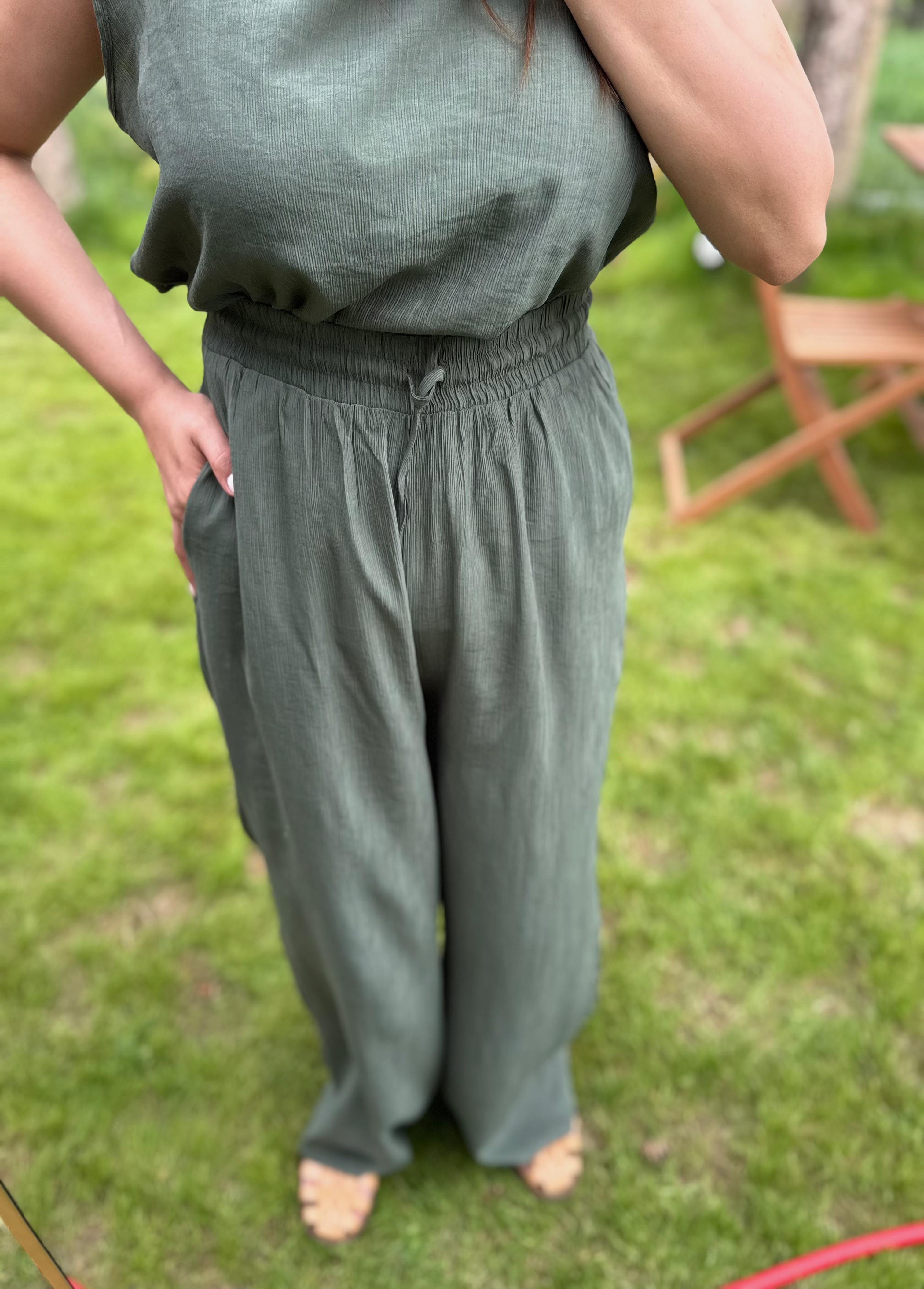 Kuşaklı Bluz Takım