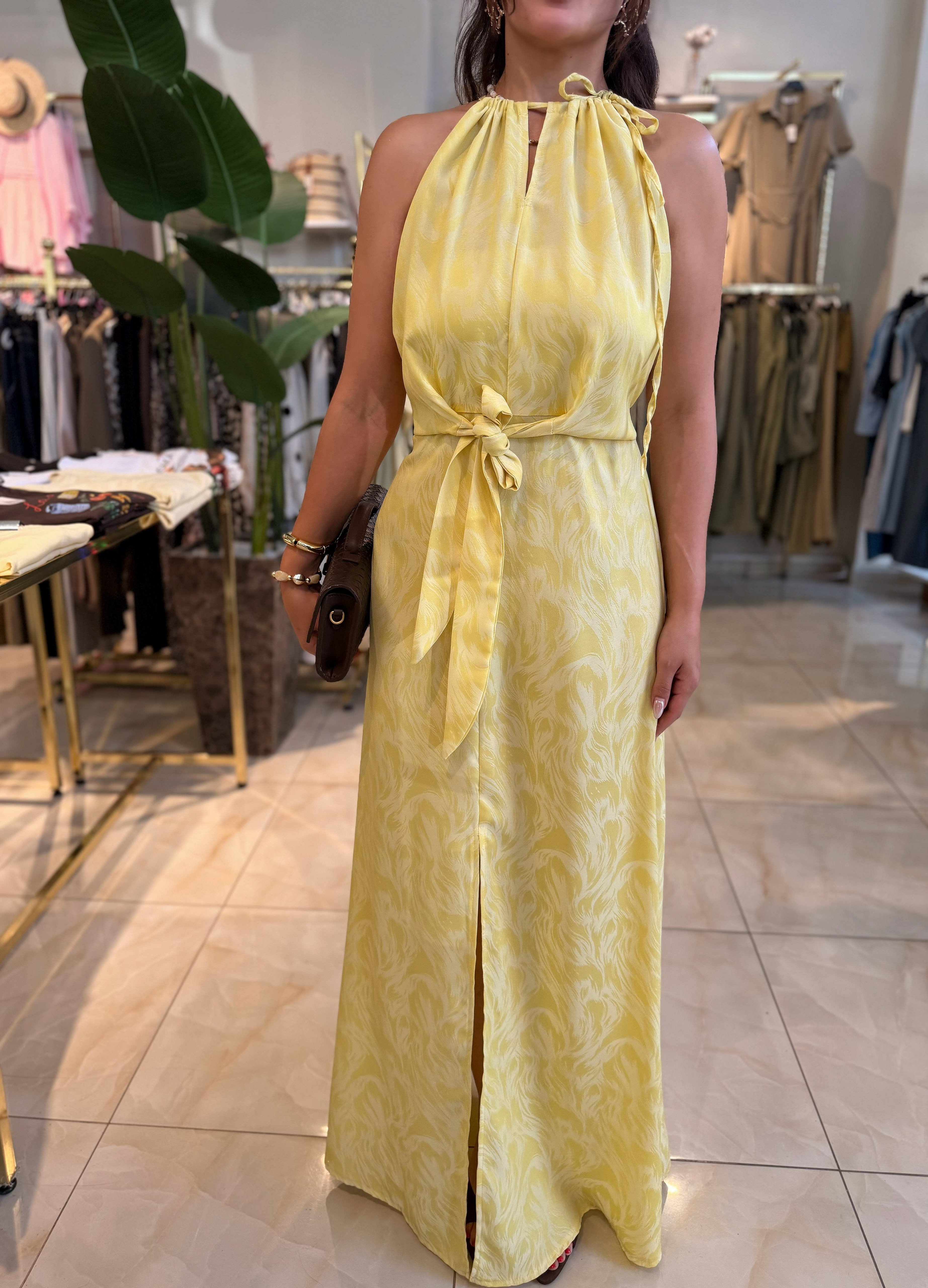 LEMON GLOW ELBİSE