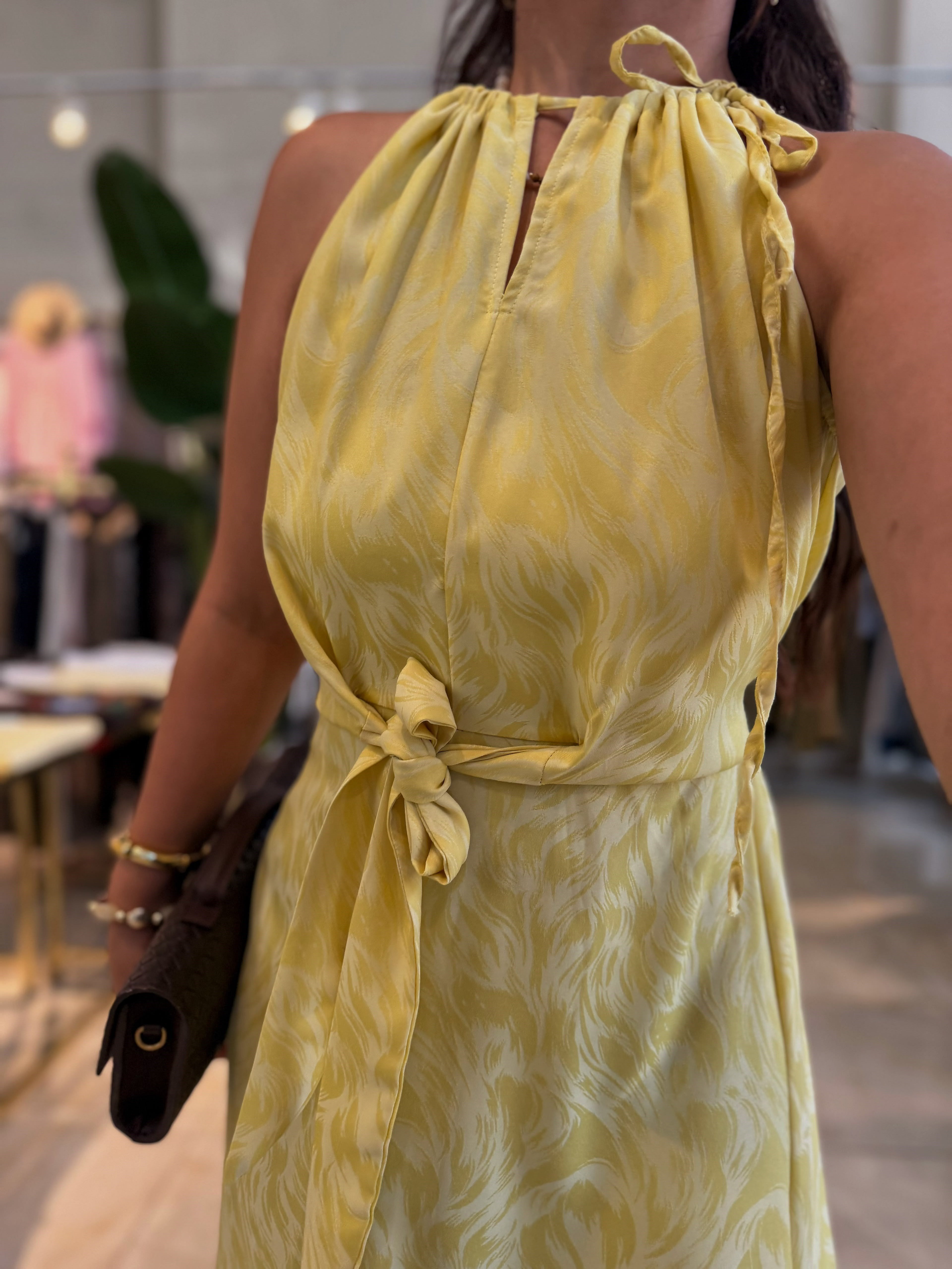 LEMON GLOW ELBİSE