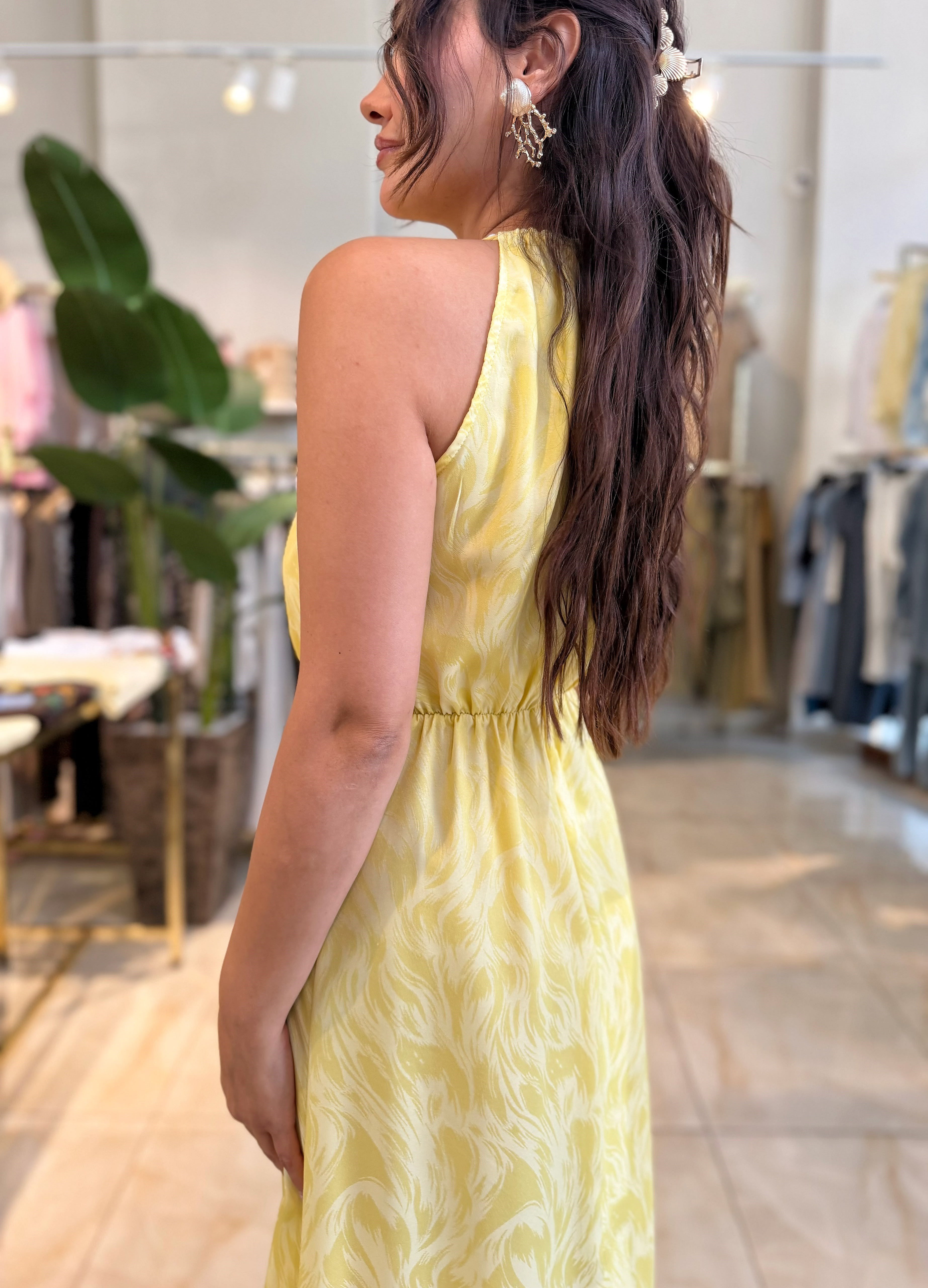 LEMON GLOW ELBİSE