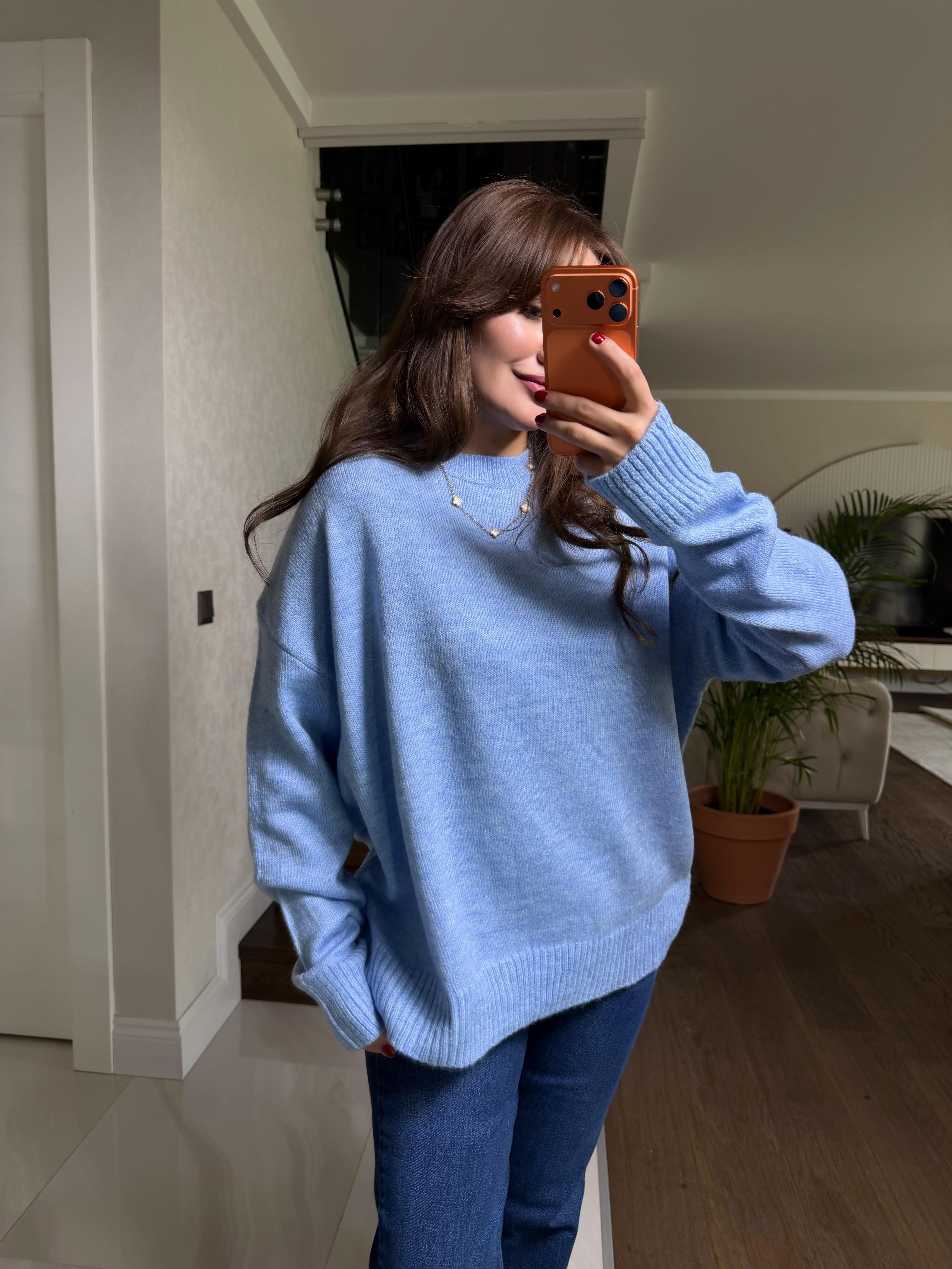 MASS. MAVİ ÖRME TRİKO