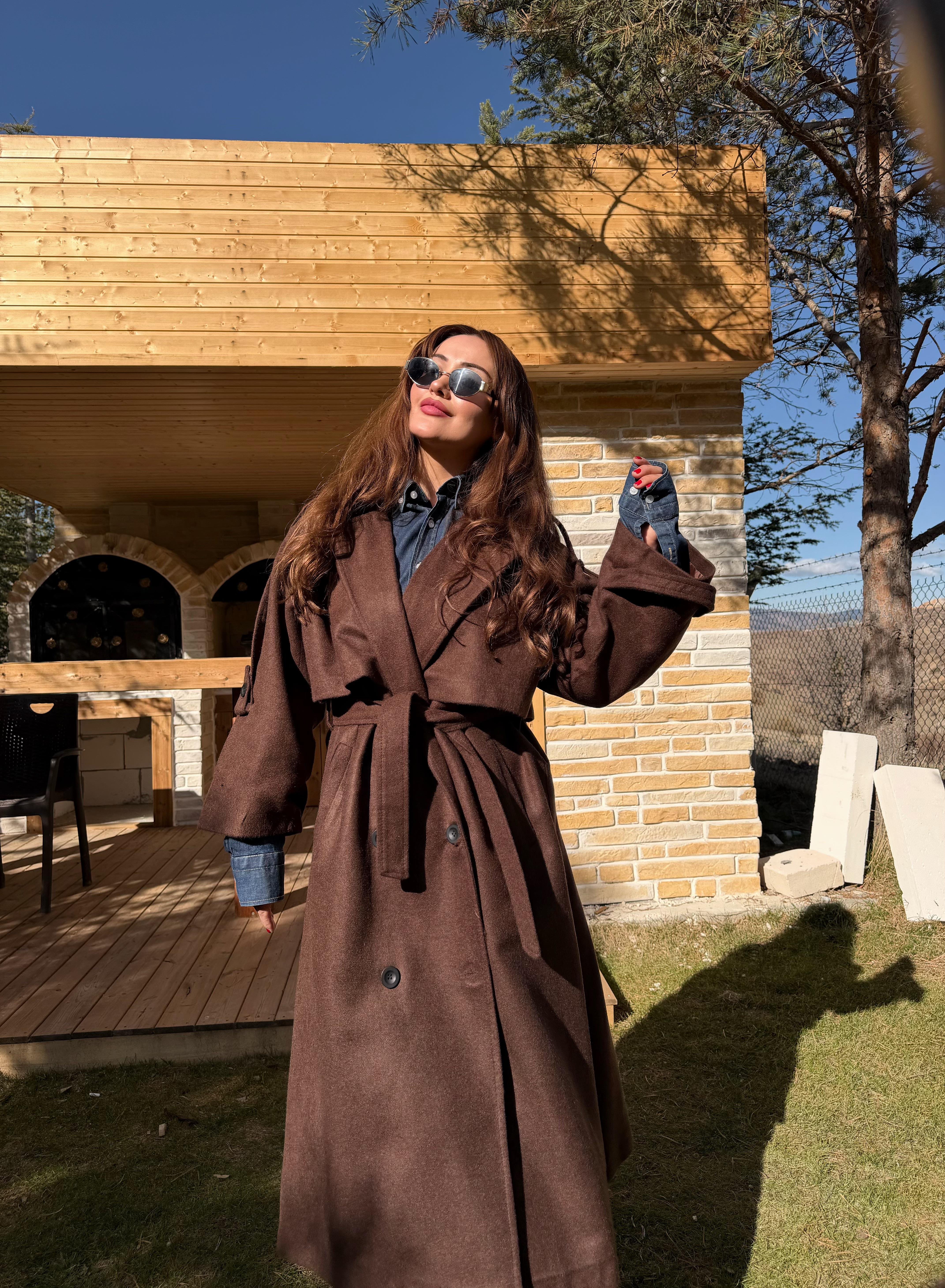 OVERSİZE KAŞE KABAN