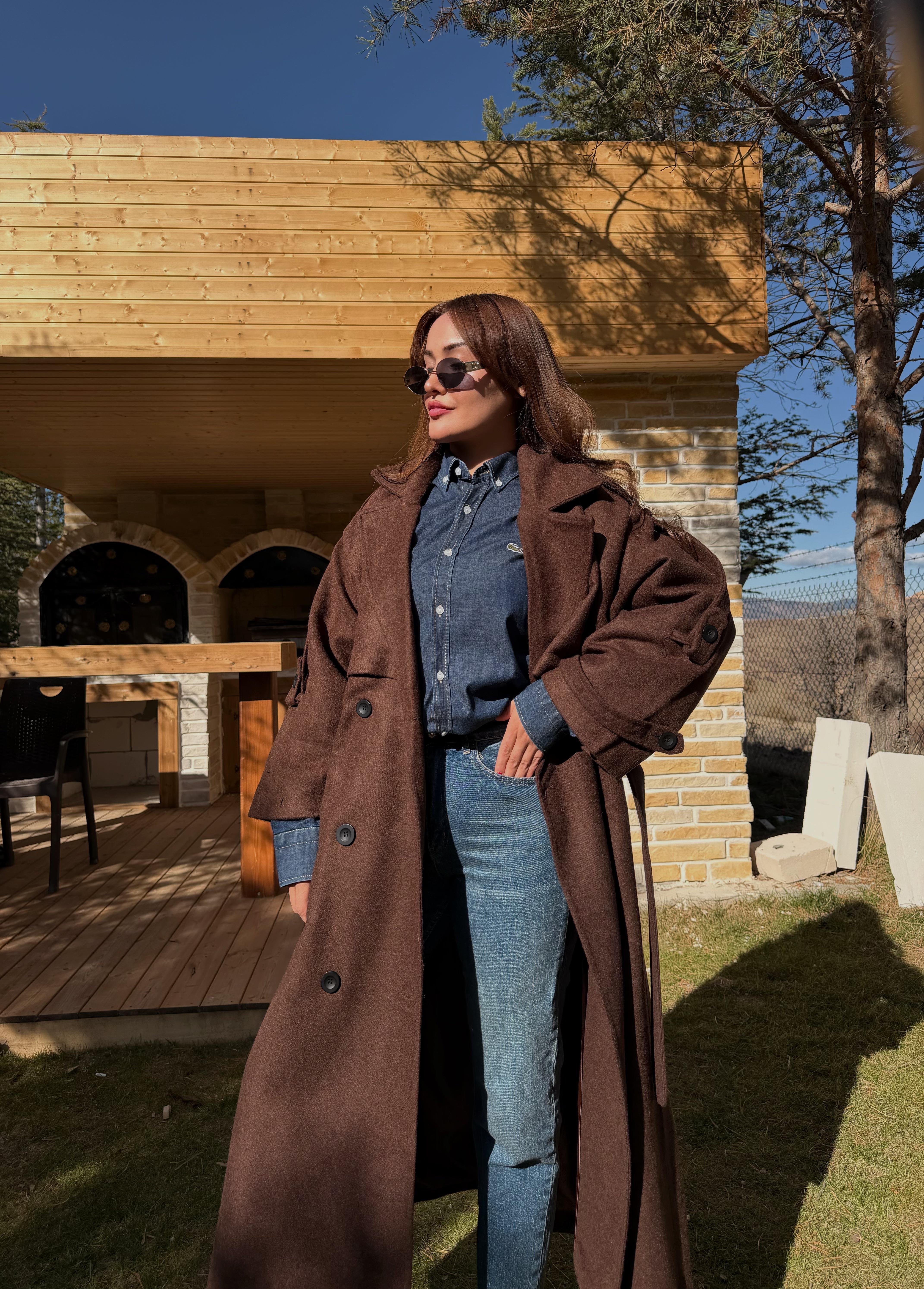 OVERSİZE KAŞE KABAN