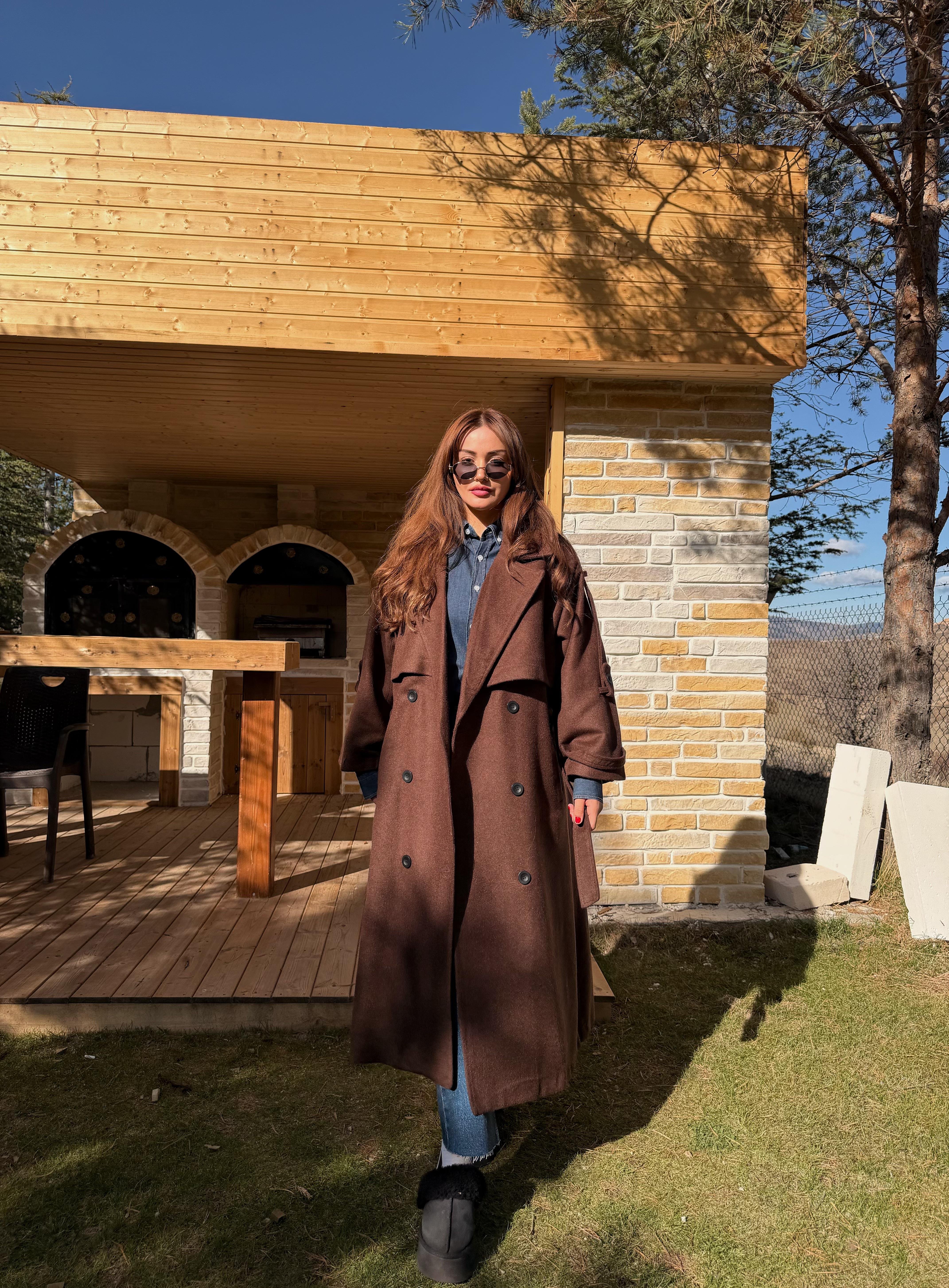 OVERSİZE KAŞE KABAN