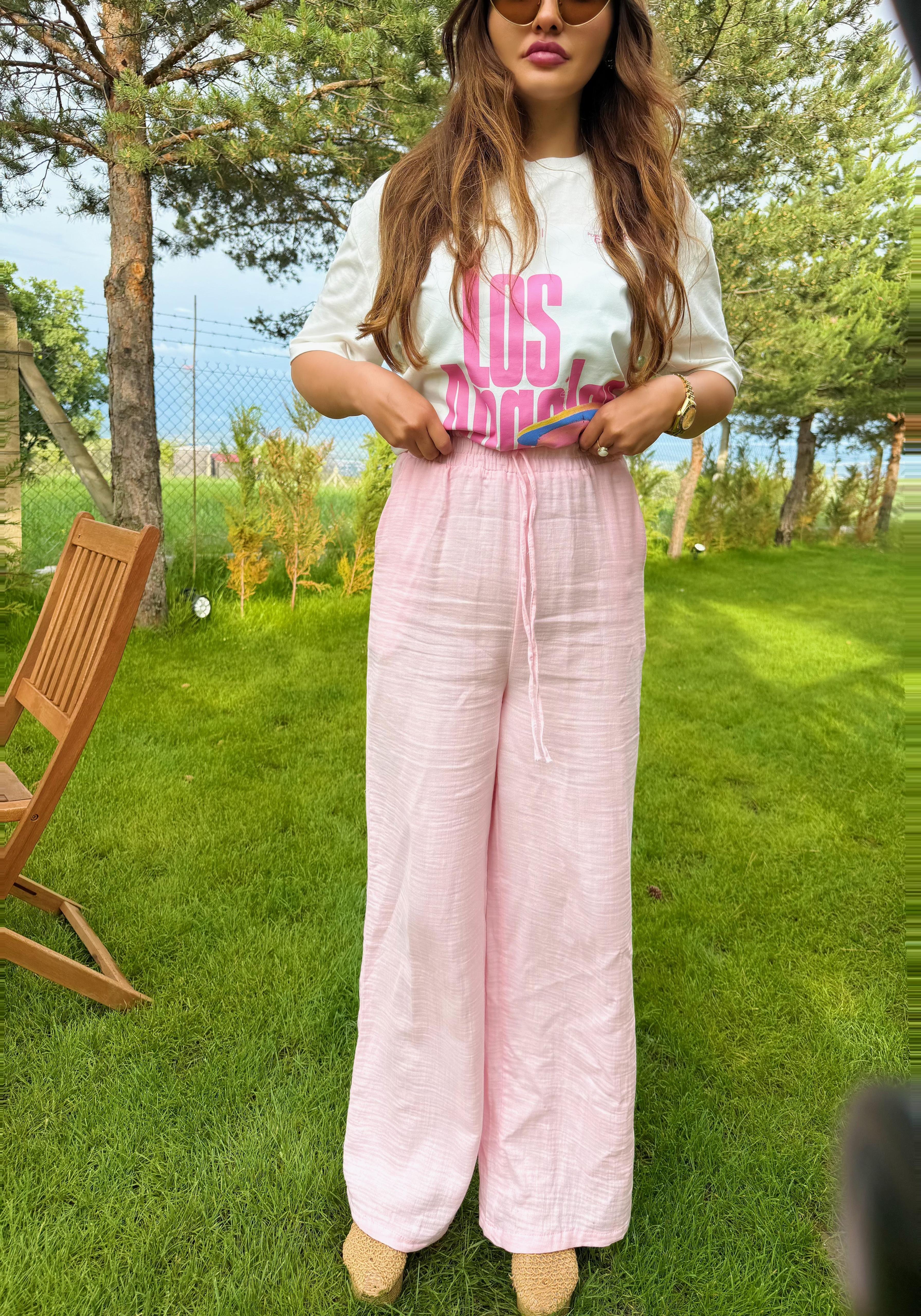 Pembe Fresh Pantolon