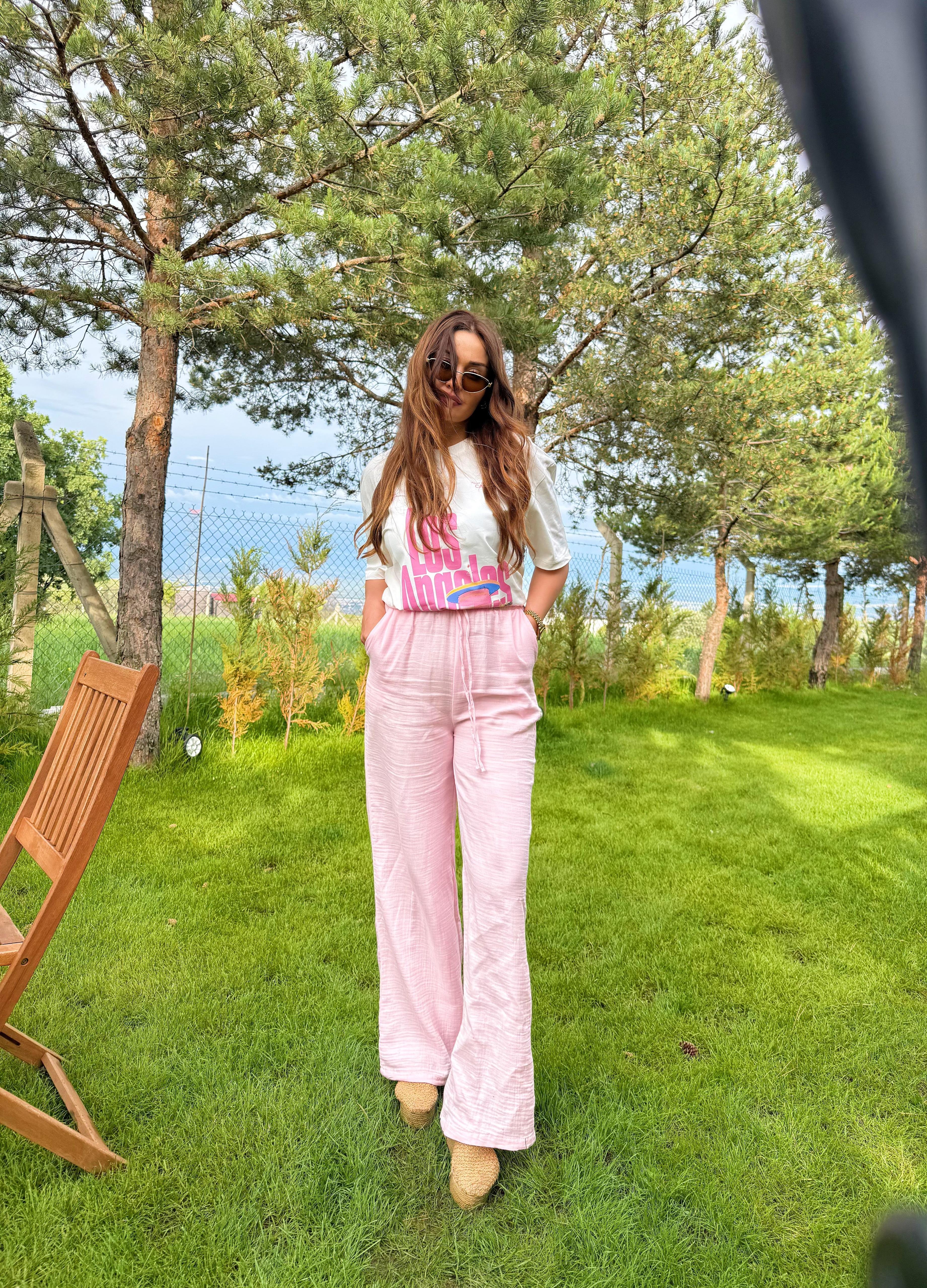 Pembe Fresh Pantolon