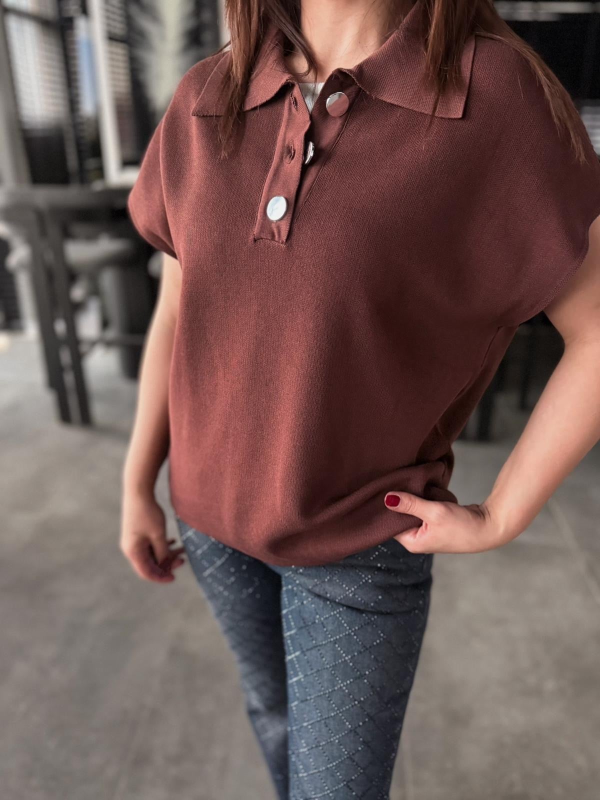 POLO YAKA DÜĞMELİ 