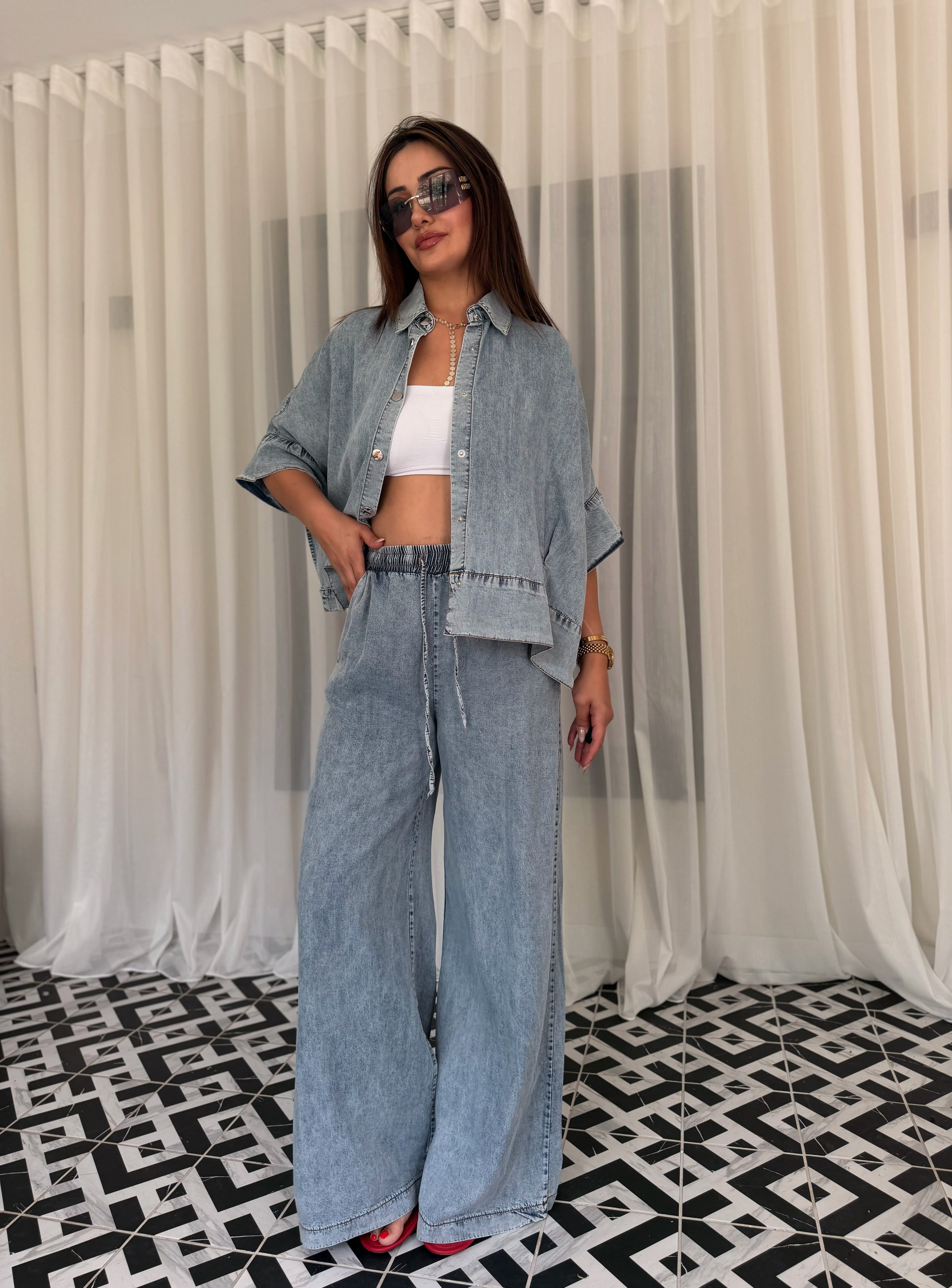 PREMİUM OVERSIZE TENSEL TAKIM
