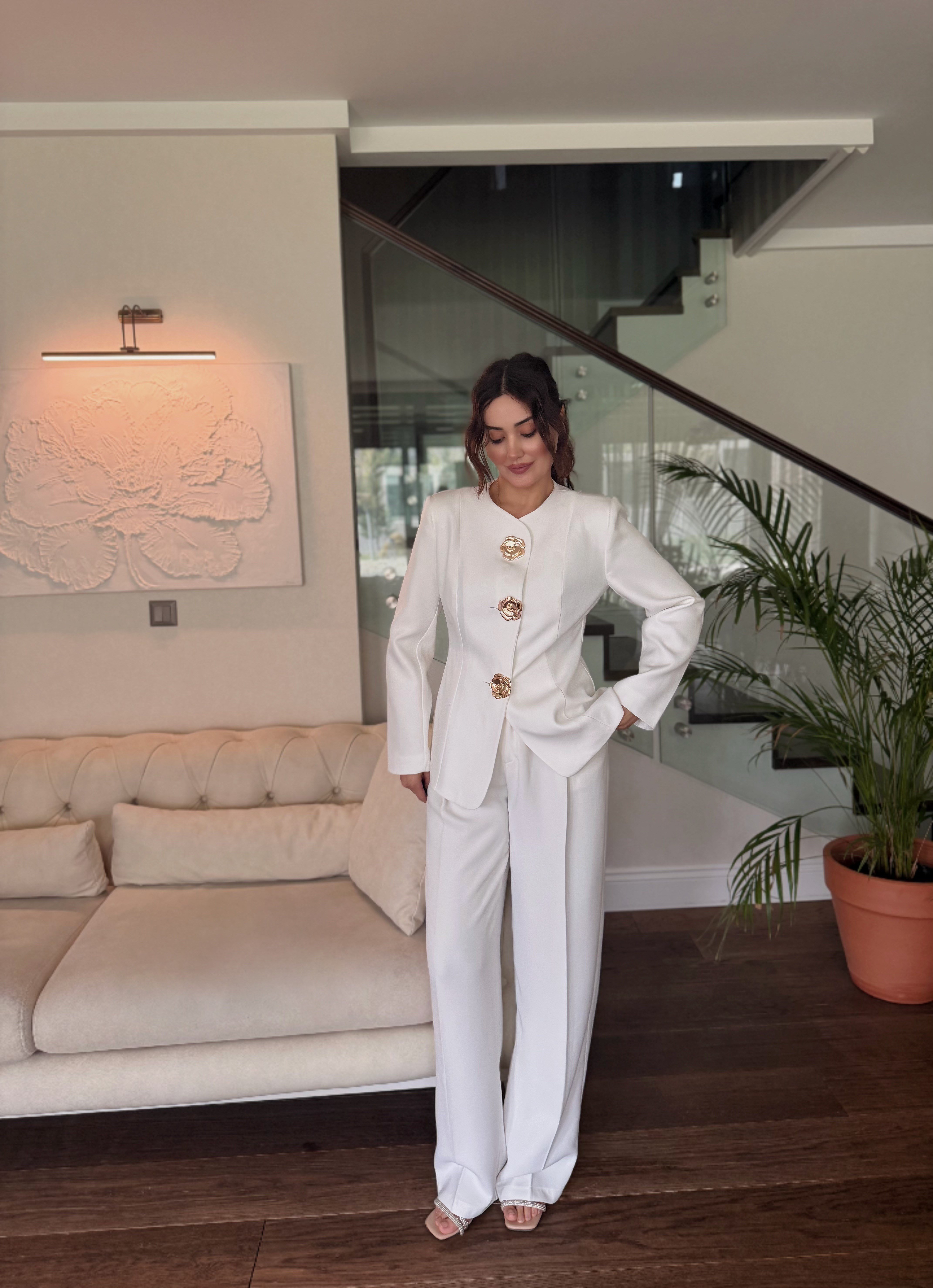 ROSE DÜĞME BLAZER CEKET