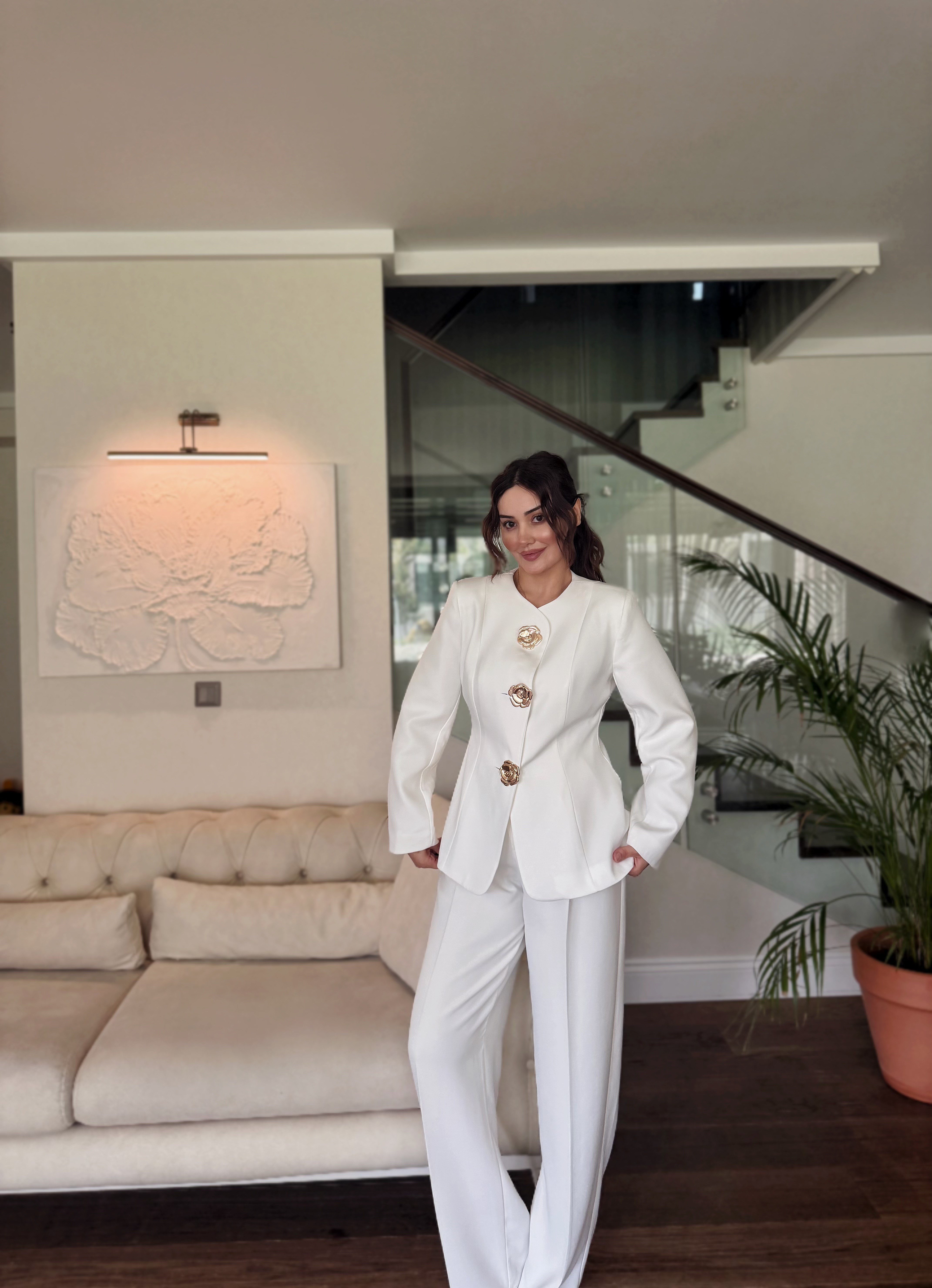 ROSE DÜĞME BLAZER CEKET