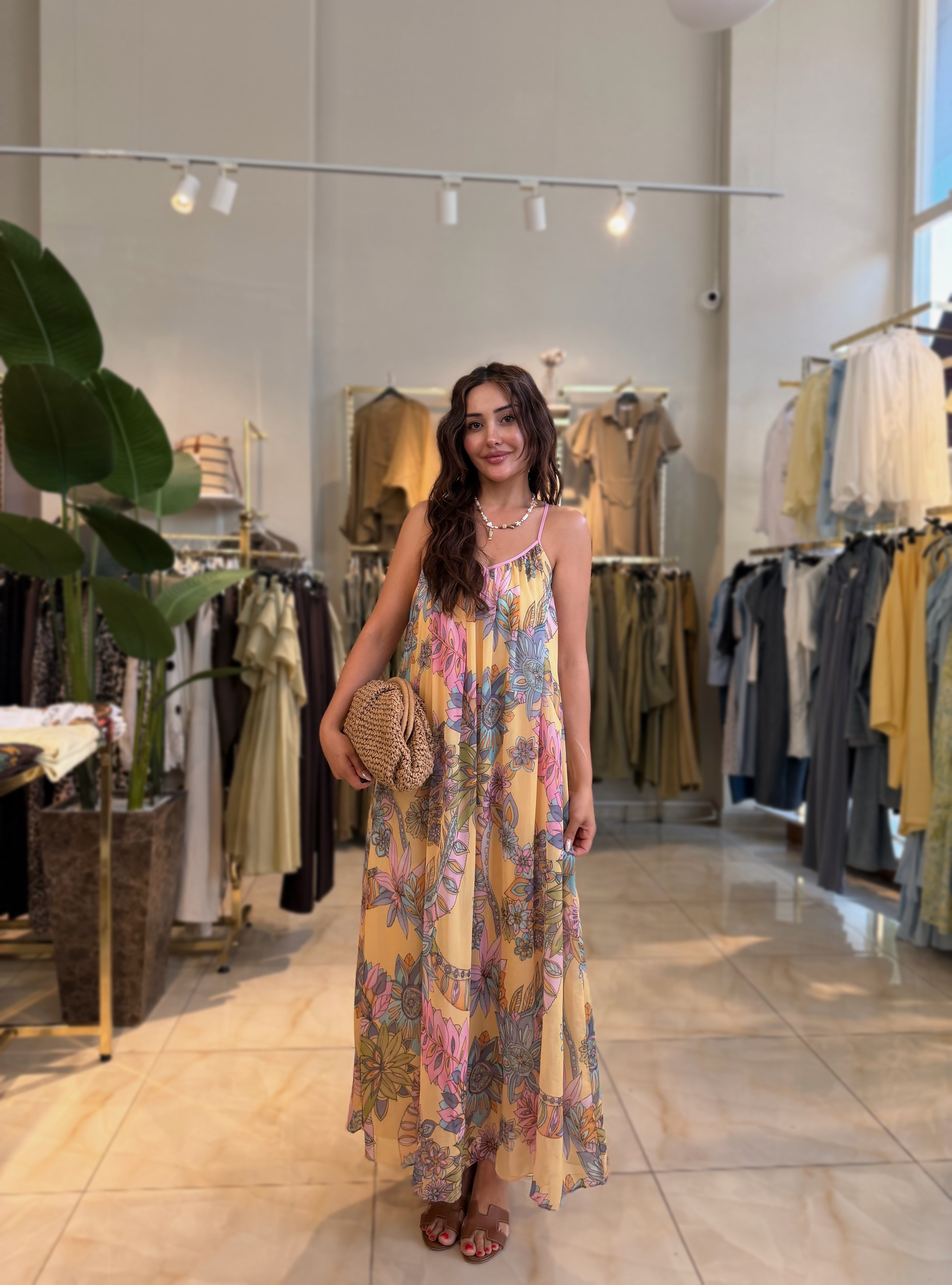 SUNSET BLOOM ELBİSE