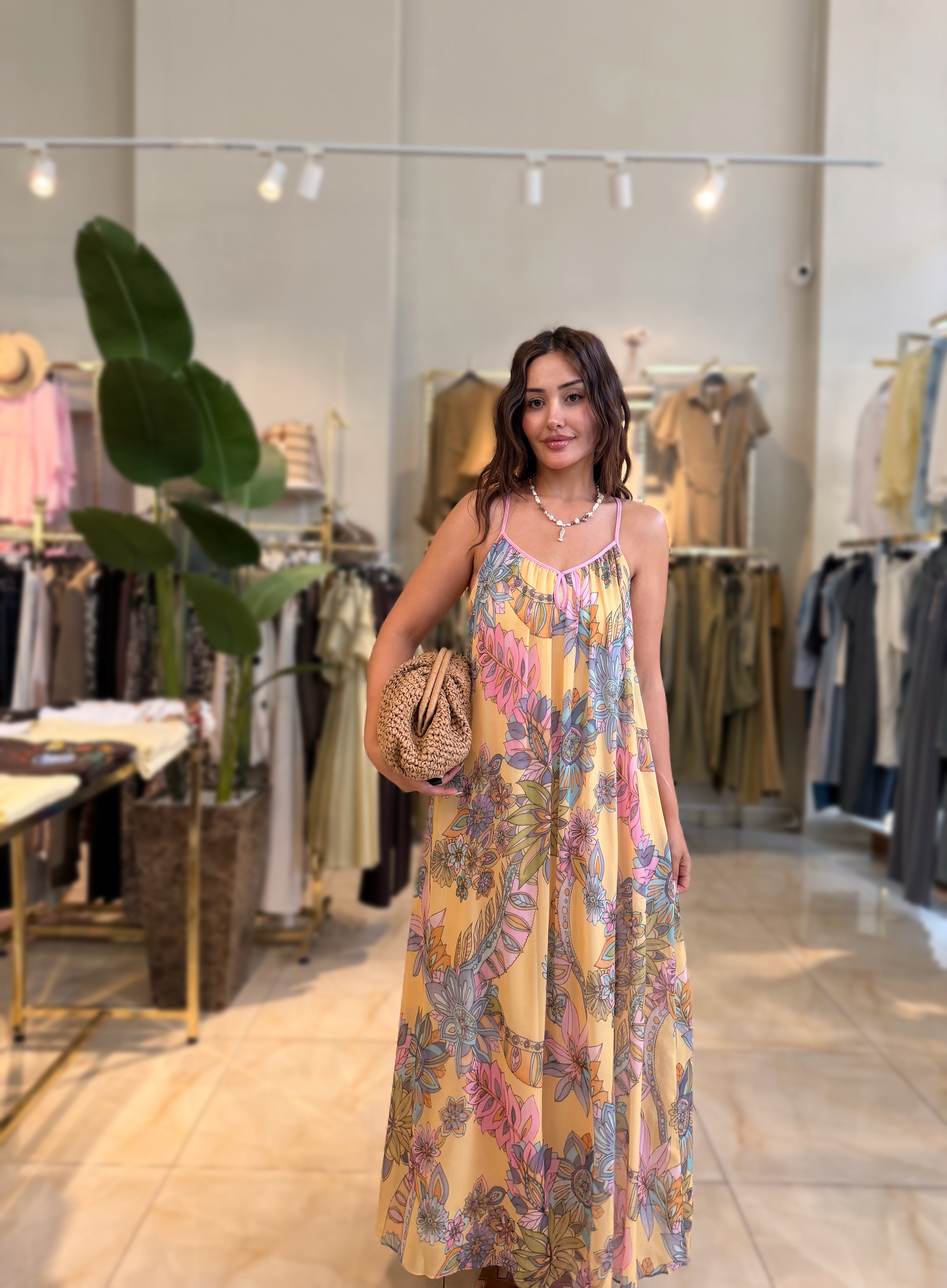 SUNSET BLOOM ELBİSE