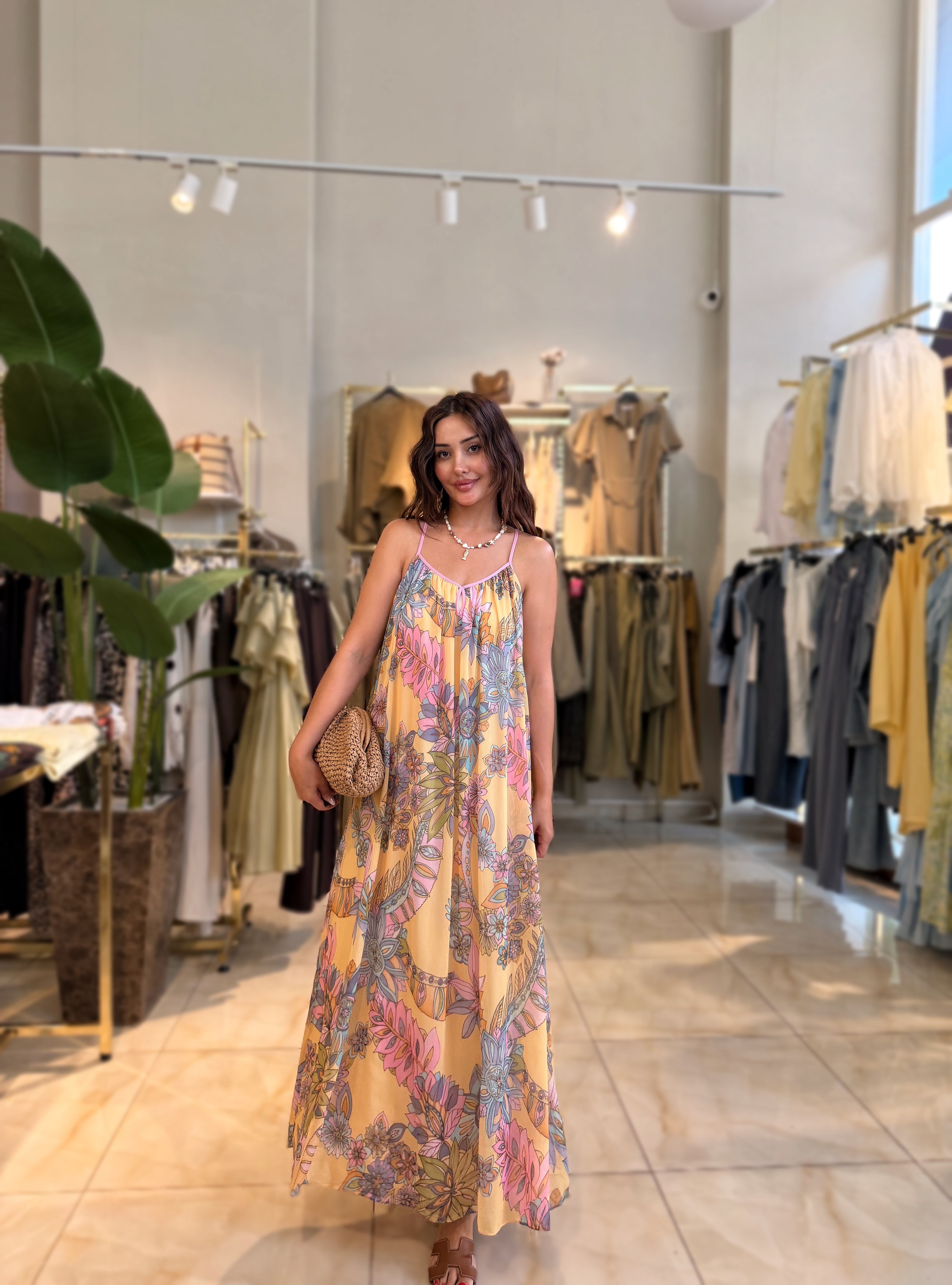 SUNSET BLOOM ELBİSE
