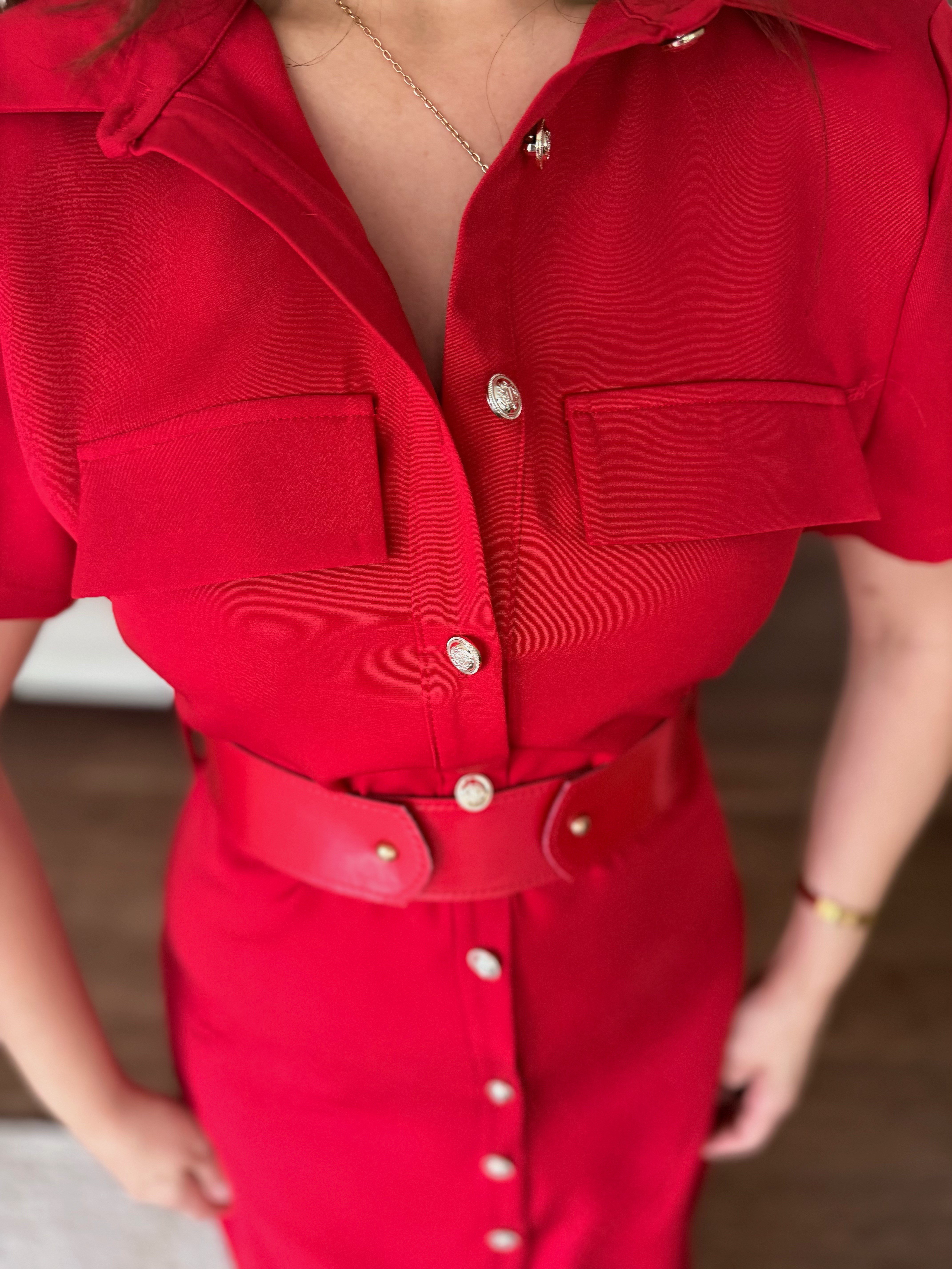 ZR GOLD DÜĞME ELBİSE