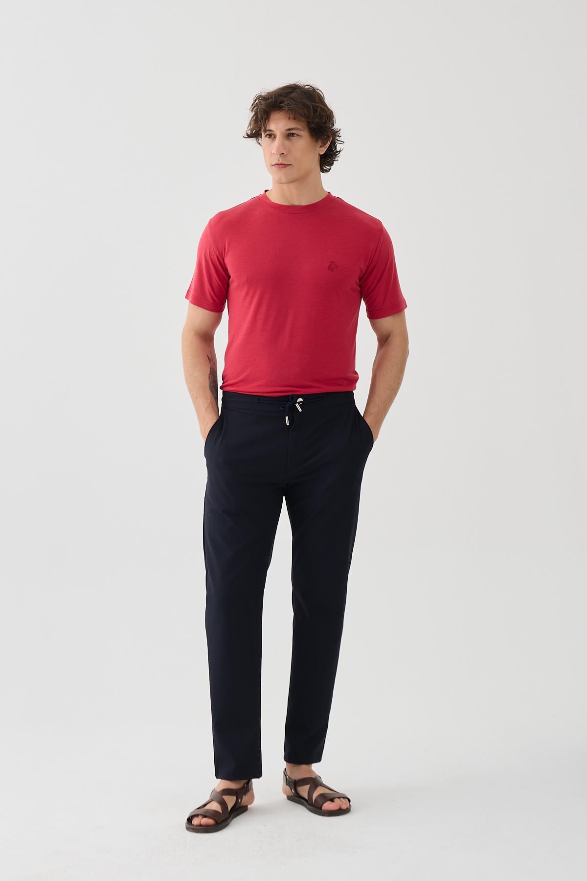 Akyarlar Modal Lacivert Jogger Pantolon