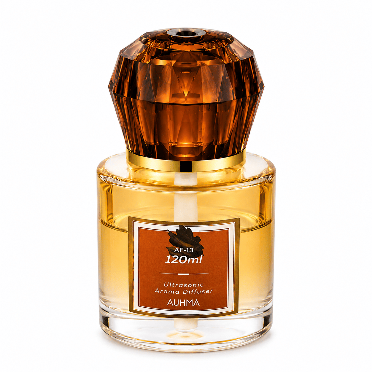 Auhma AF-13 120ml Şarjlı Ultrasonik Araç Koku Difüzörü Ambiyans Işıklı Ebony Esans Aroma Yayıcı