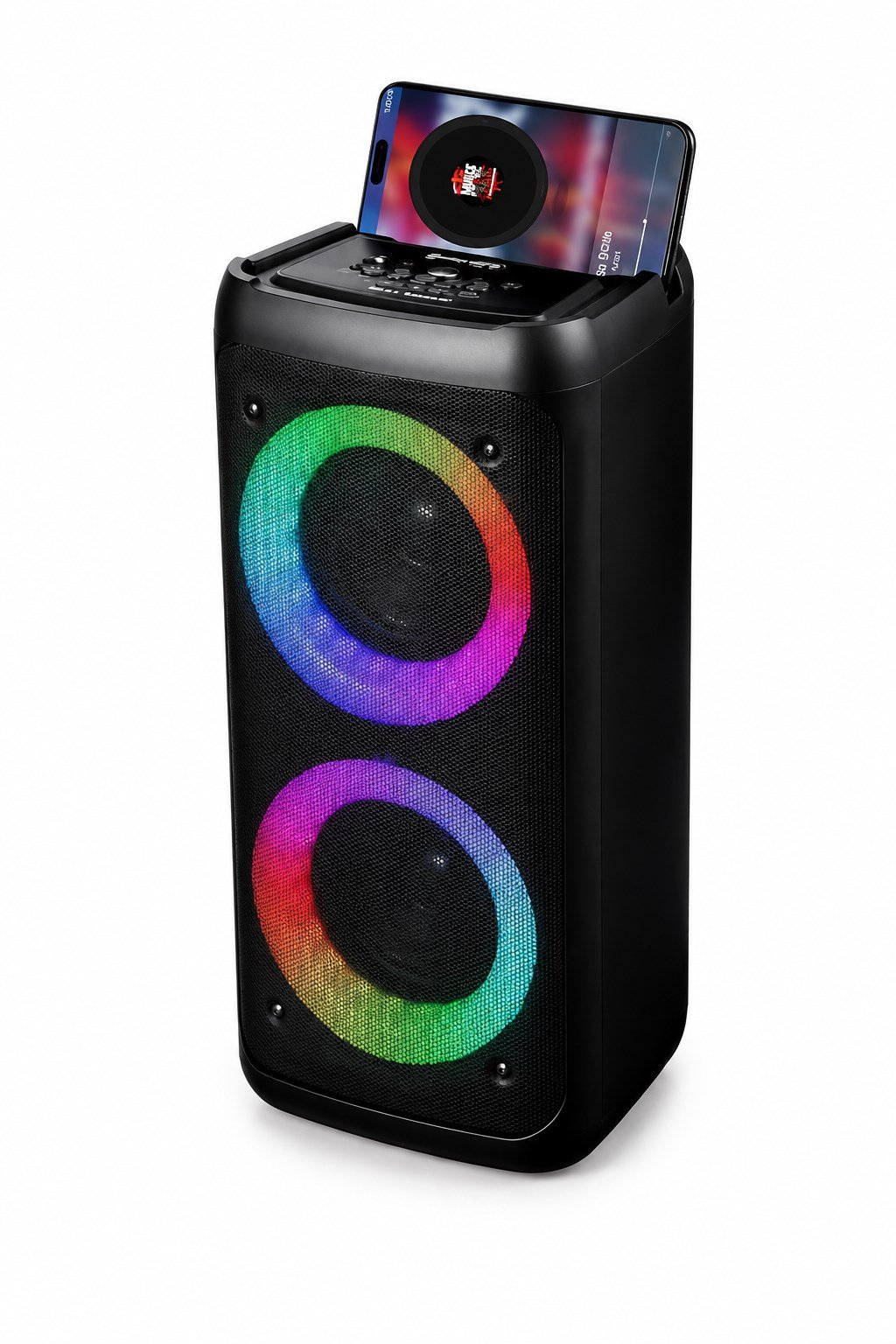 Blic BLS-50 RGB Bluetooth Hoparlör Mikrofonlu Karaoke Taşınabilir Kablosuz Ses Sistemi