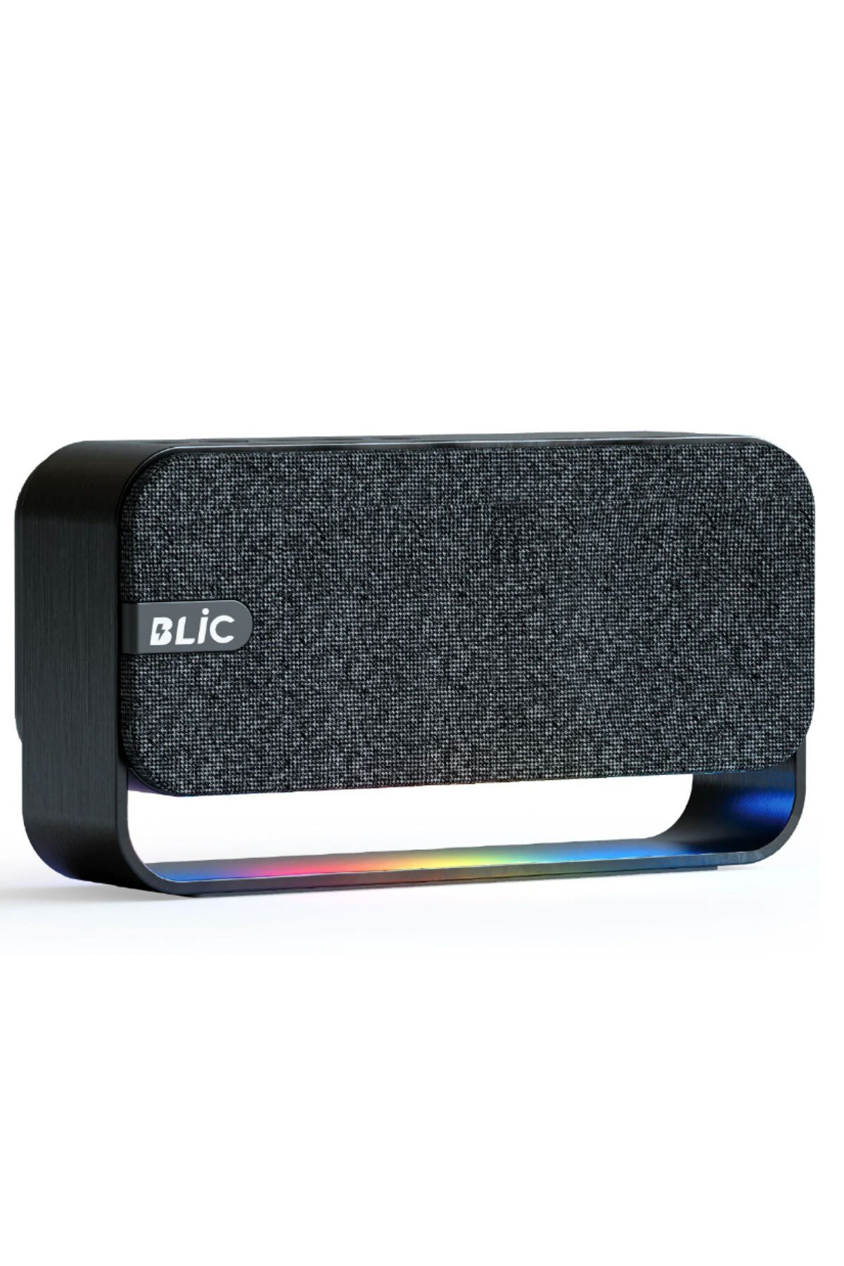 Blic BLS-70 12W Bluetooth Hoparlör RGB Işıklı Güçlü Bass TWS Stereo Kumaş Dokulu Kablosuz Speaker